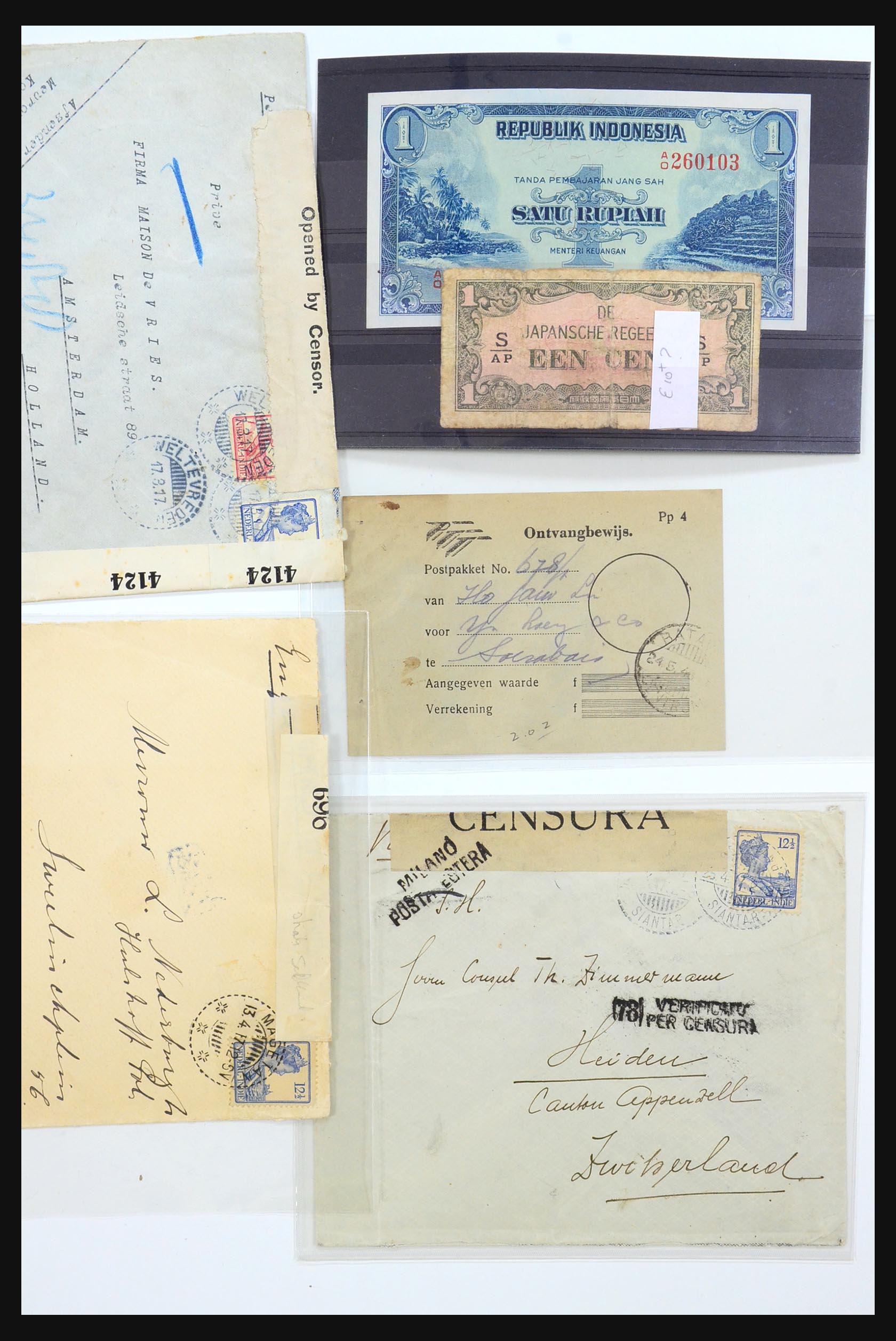 31361 055 - 31361 Netherlands Indies covers 1880-1950.
