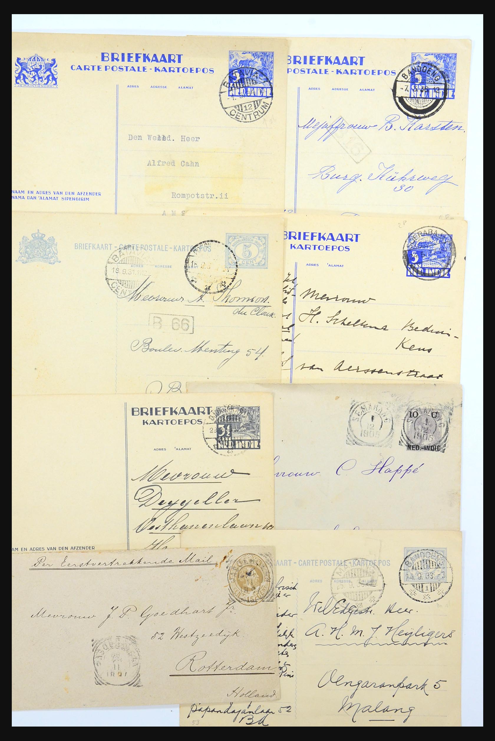31361 059 - 31361 Netherlands Indies covers 1880-1950.