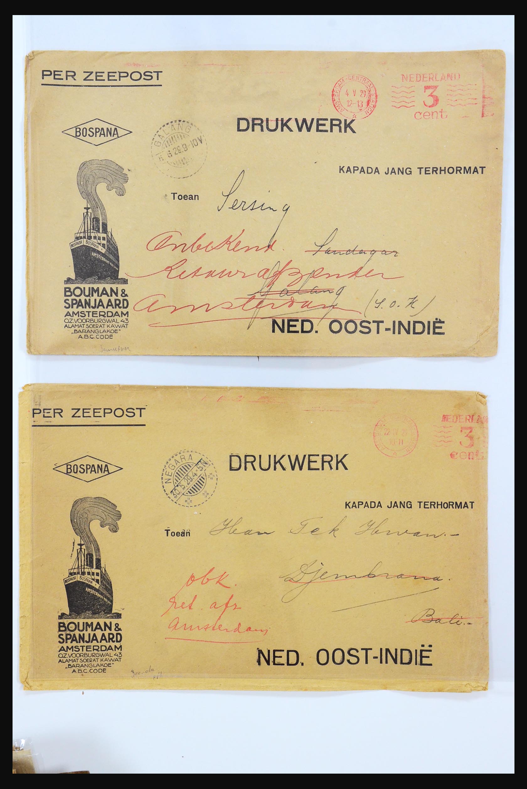 31361 064 - 31361 Netherlands Indies covers 1880-1950.