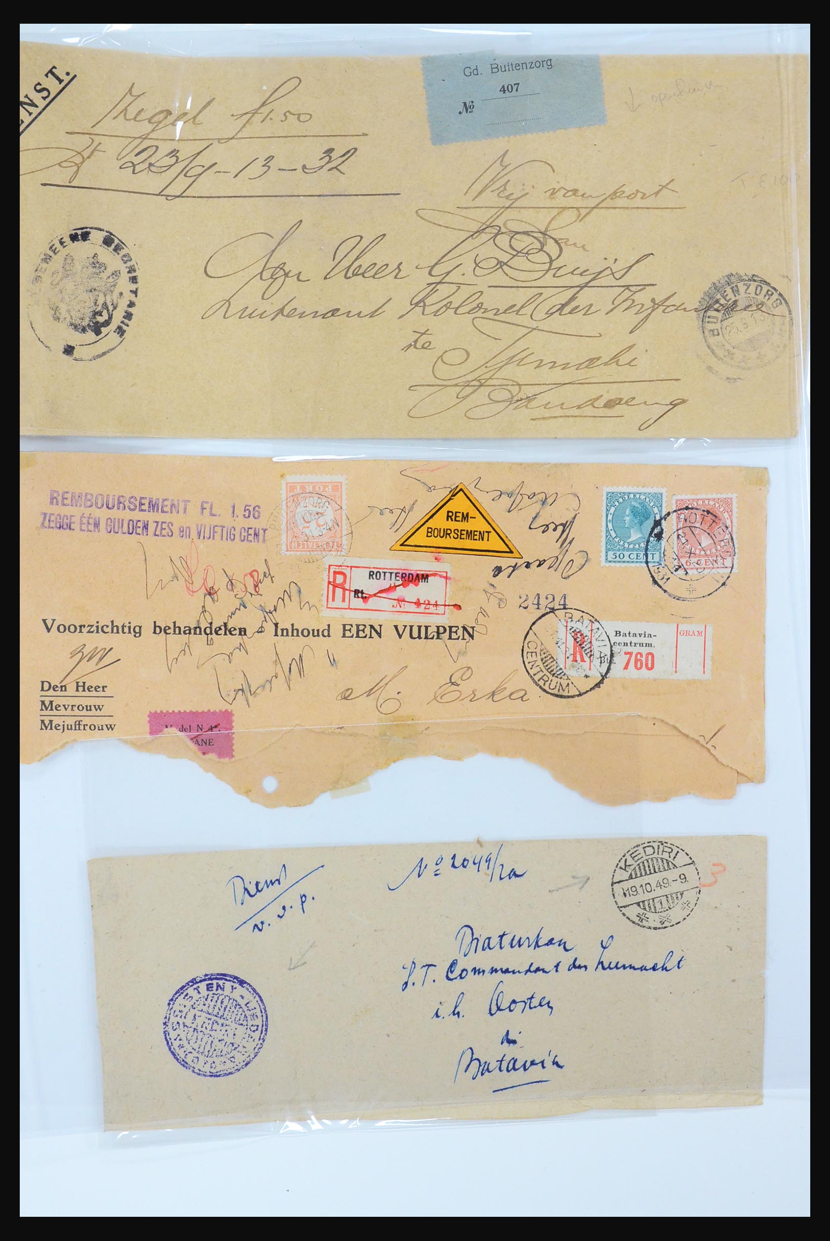 31361 071 - 31361 Netherlands Indies covers 1880-1950.