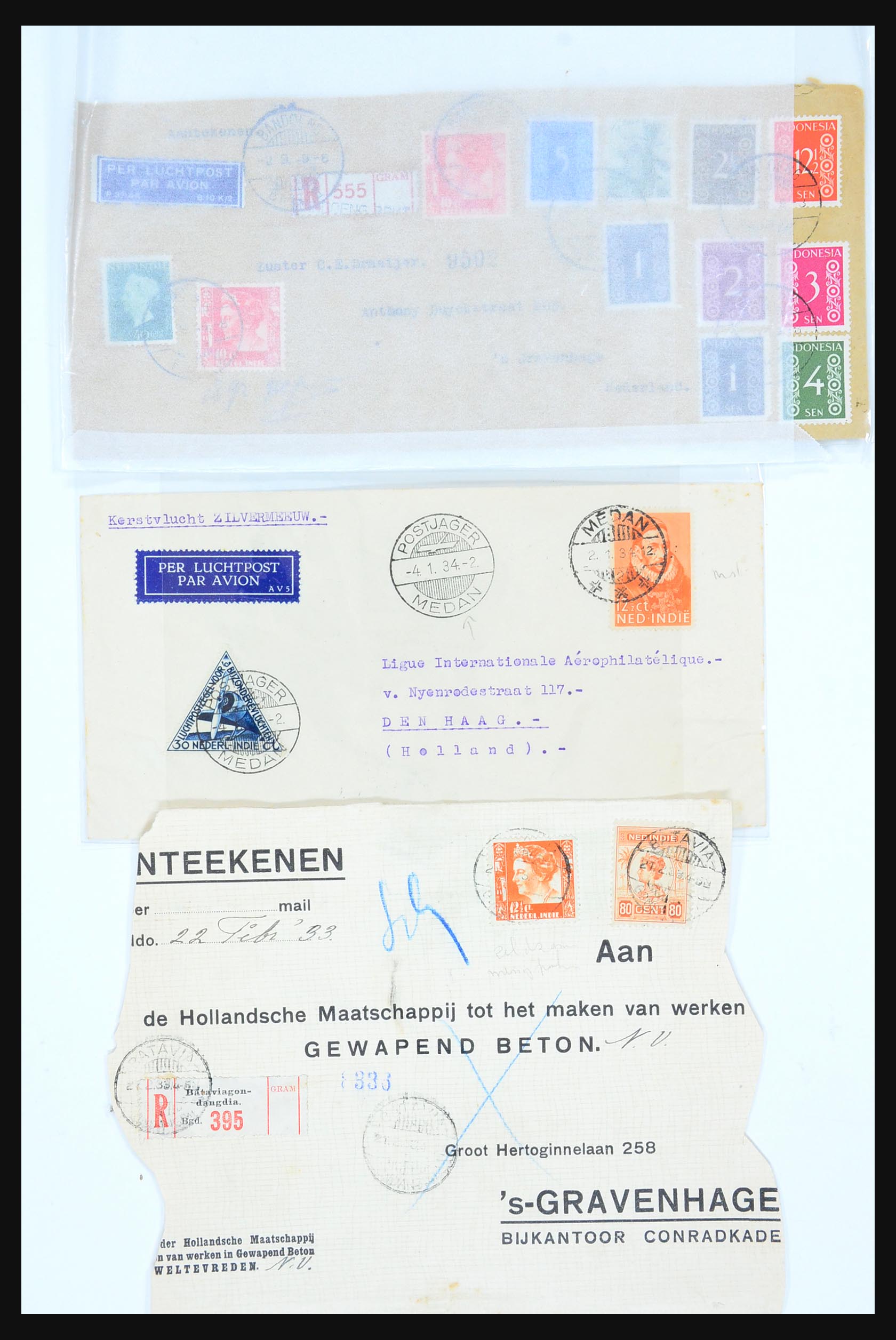 31361 077 - 31361 Netherlands Indies covers 1880-1950.