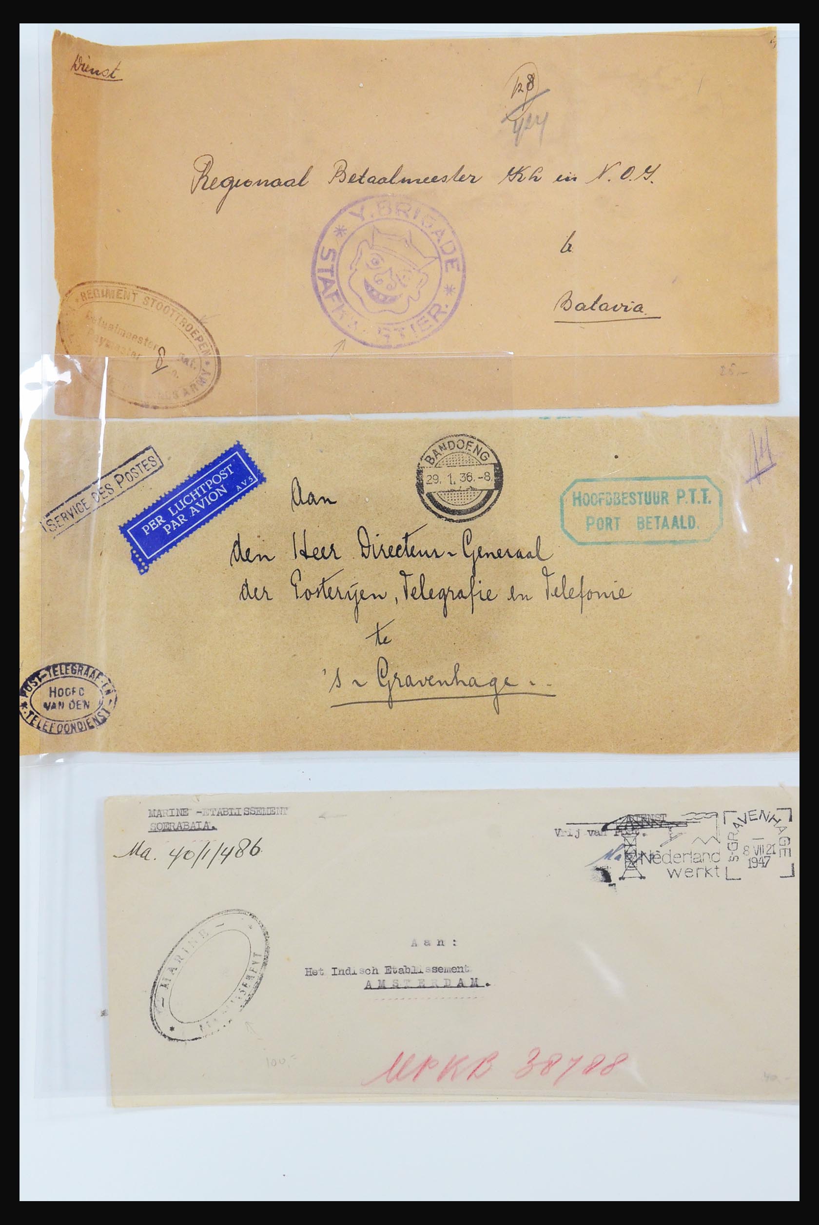 31361 079 - 31361 Netherlands Indies covers 1880-1950.