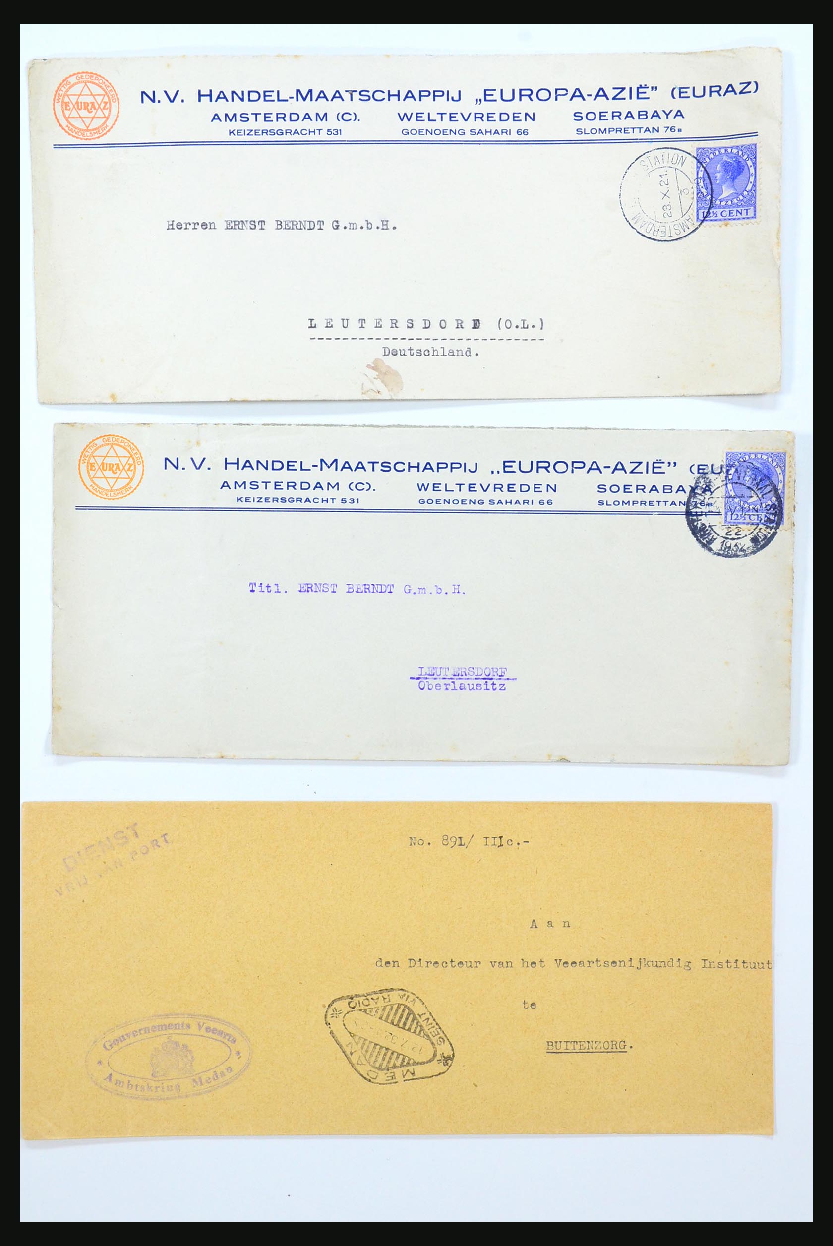 31361 082 - 31361 Netherlands Indies covers 1880-1950.