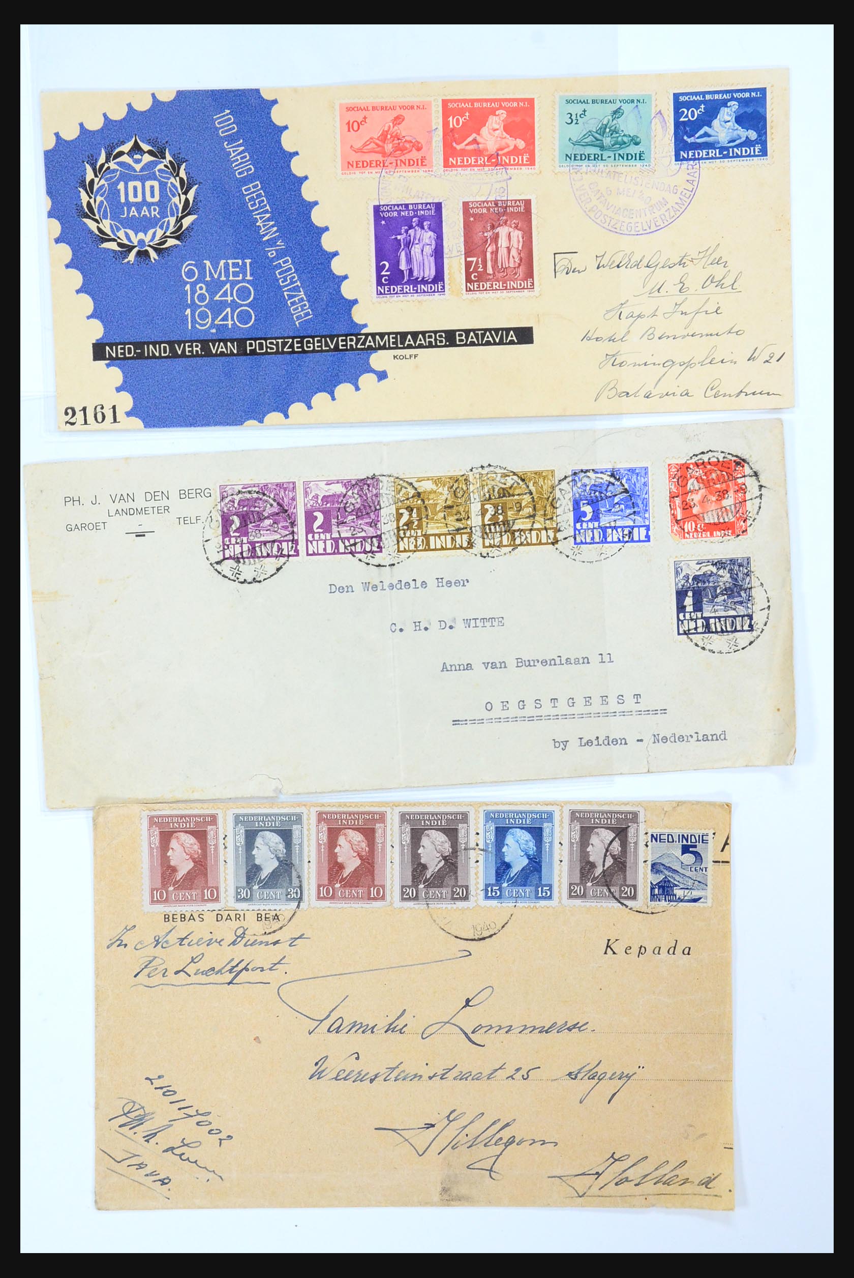 31361 086 - 31361 Netherlands Indies covers 1880-1950.