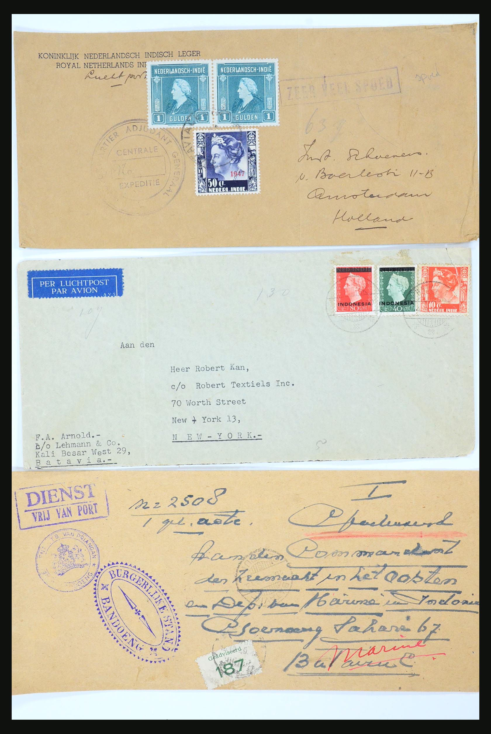 31361 095 - 31361 Netherlands Indies covers 1880-1950.