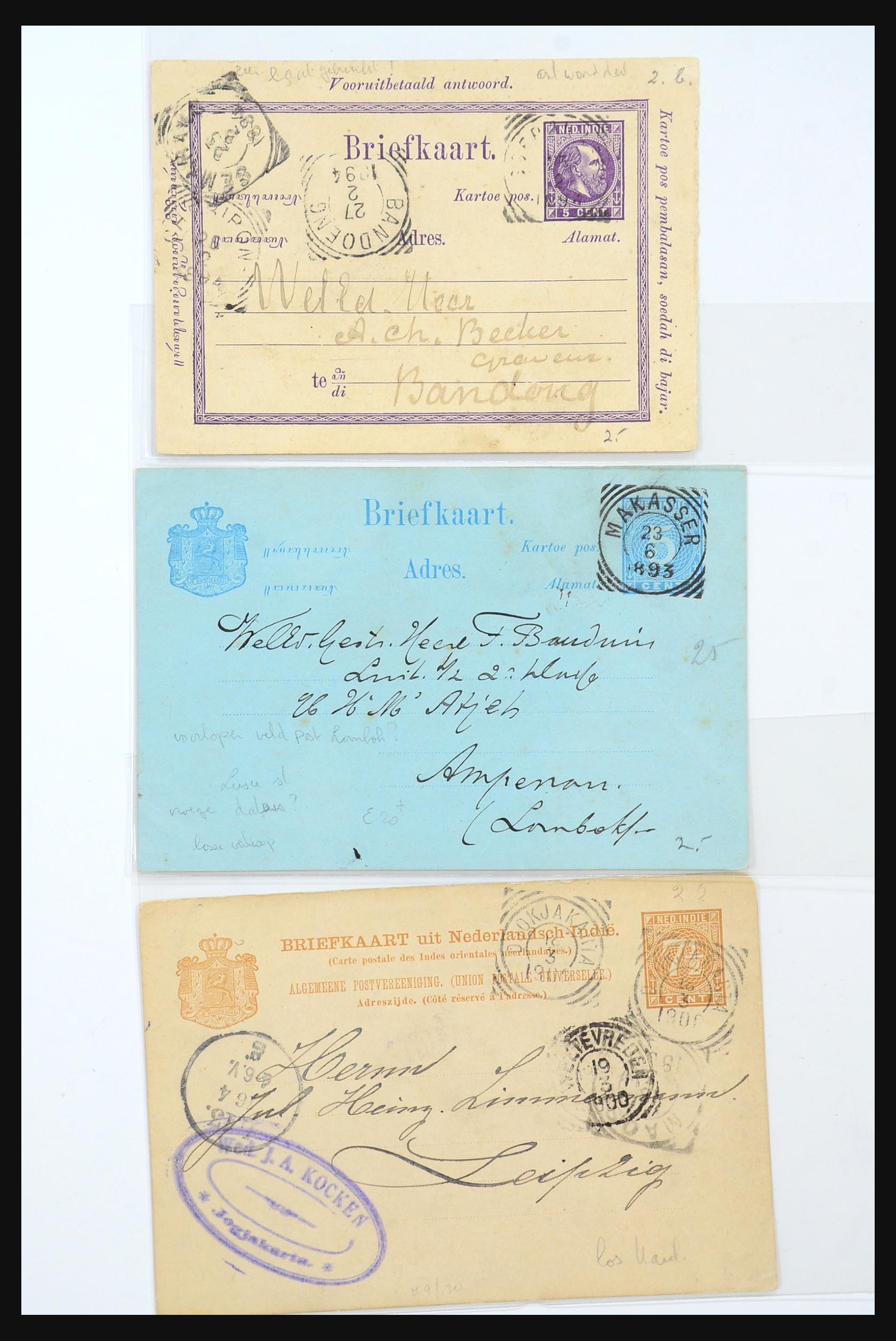 31361 798 - 31361 Netherlands Indies covers 1880-1950.
