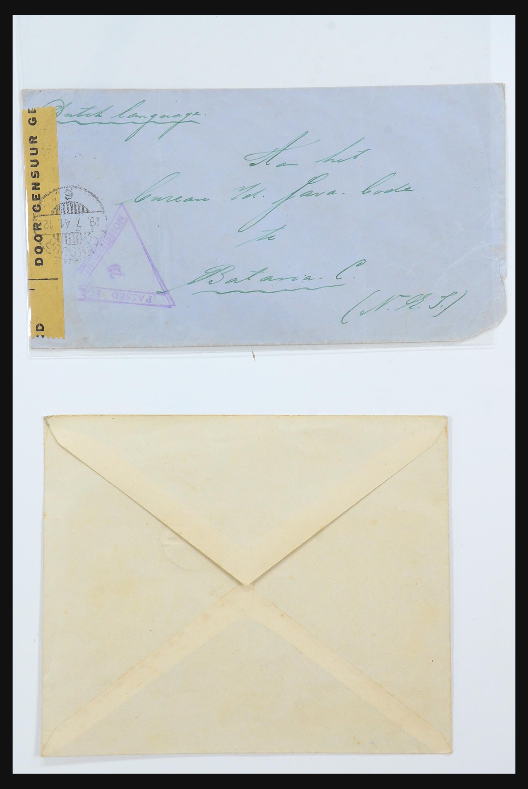 31362 024 - 31362 Nederlands Indië Japanse bezetting brieven 1942-1945.