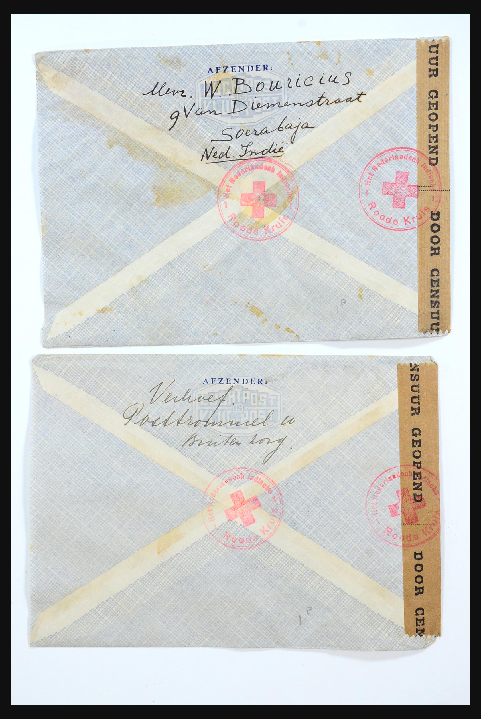 31362 084 - 31362 Netherlands Indies Japanese occupation covers 1942-1945.