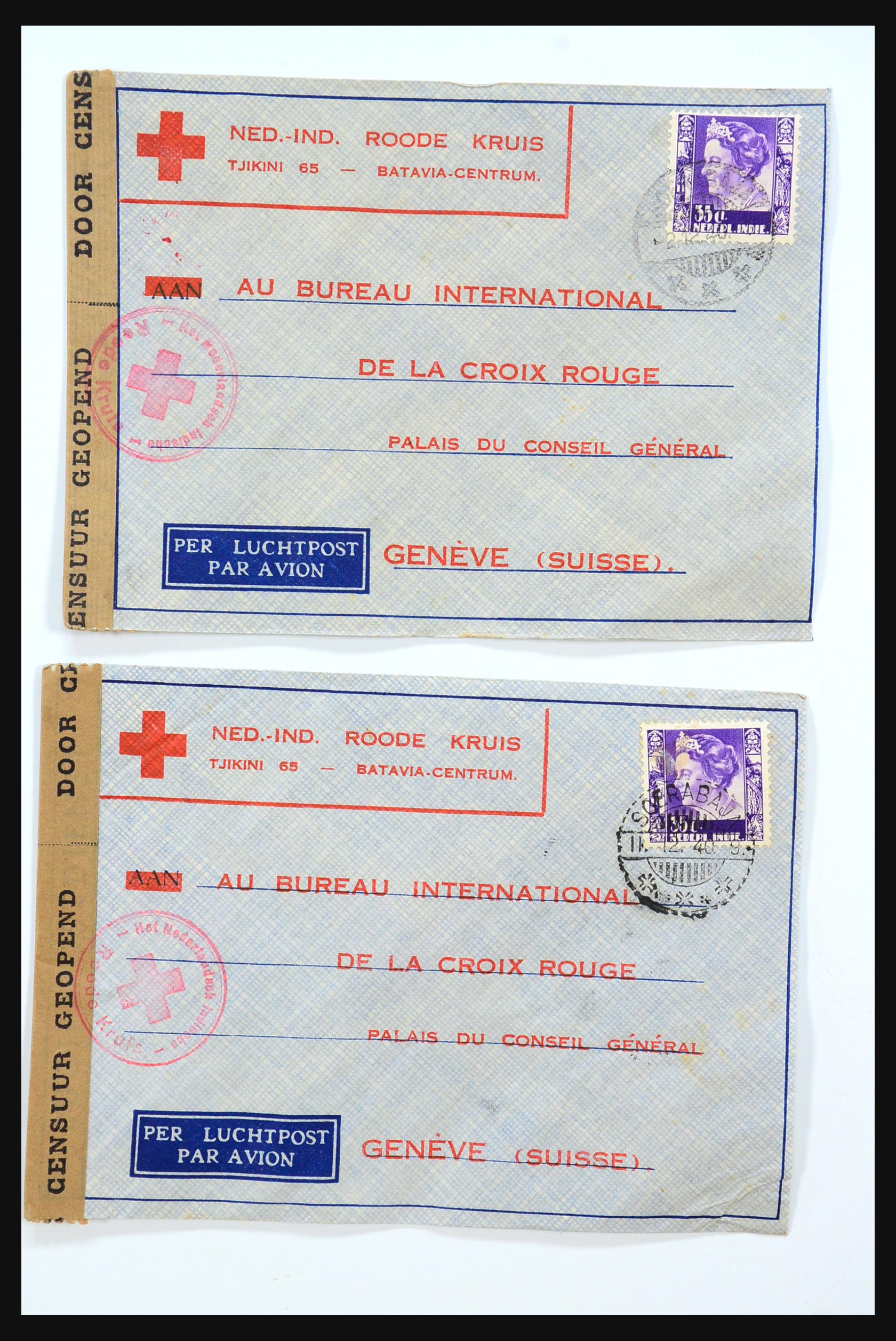 31362 085 - 31362 Netherlands Indies Japanese occupation covers 1942-1945.