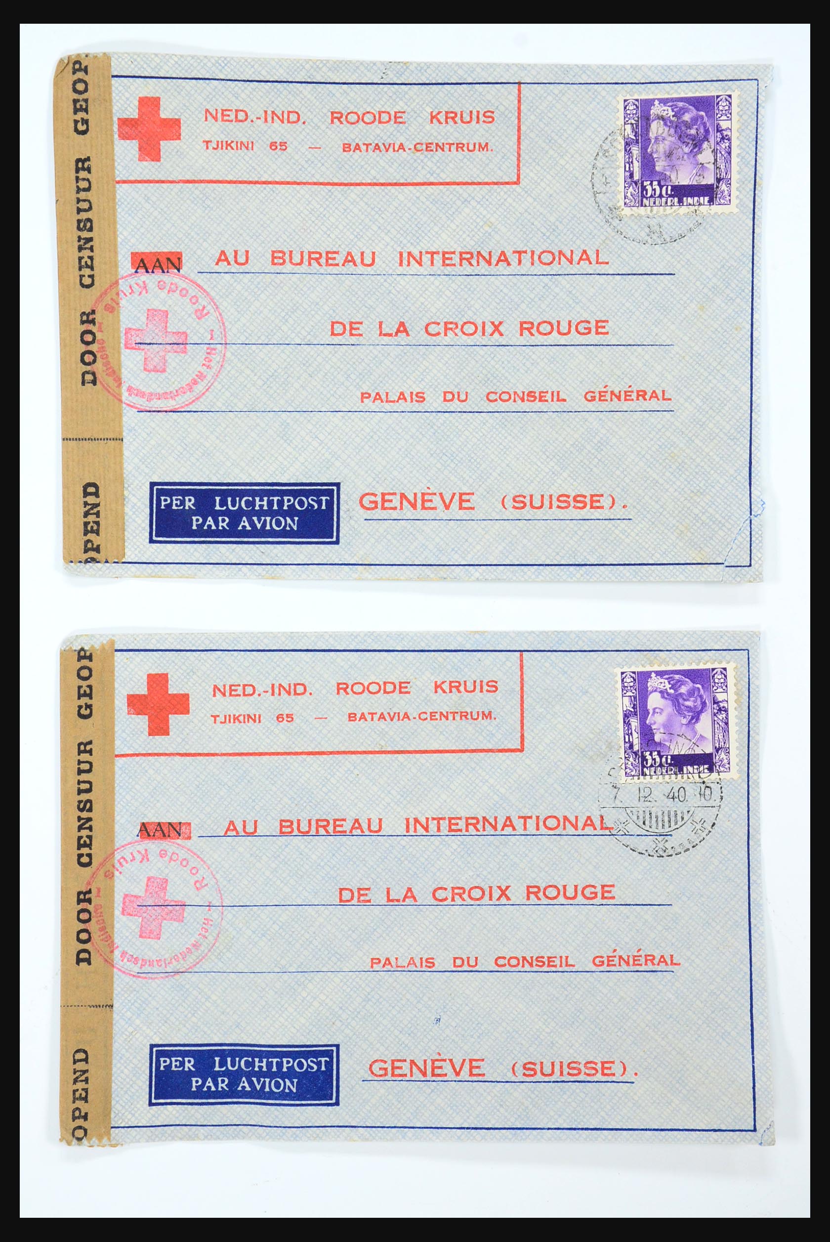 31362 091 - 31362 Netherlands Indies Japanese occupation covers 1942-1945.