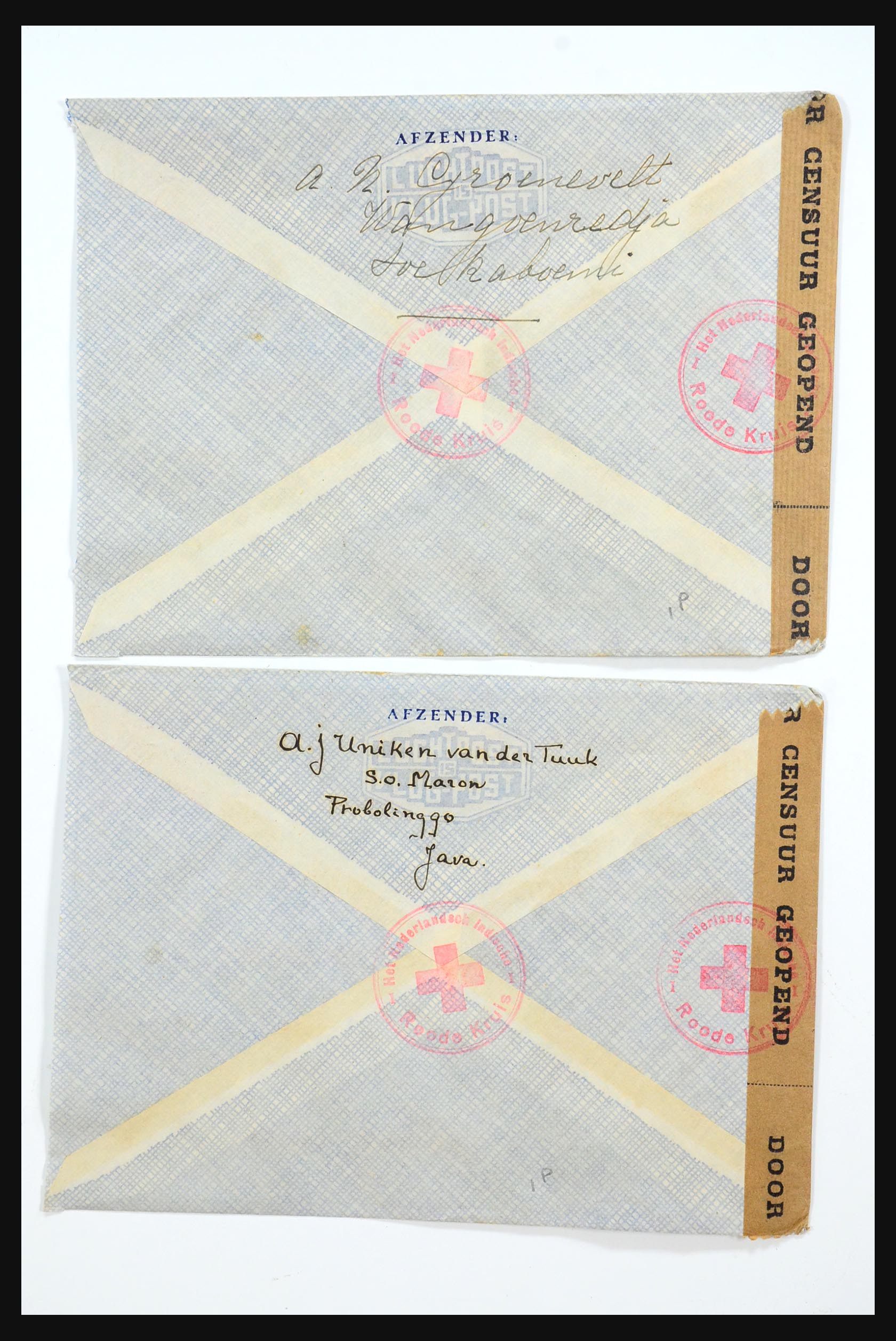 31362 092 - 31362 Netherlands Indies Japanese occupation covers 1942-1945.