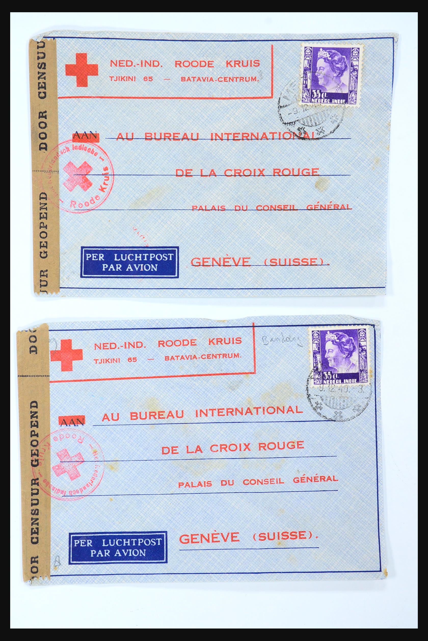 31362 108 - 31362 Netherlands Indies Japanese occupation covers 1942-1945.