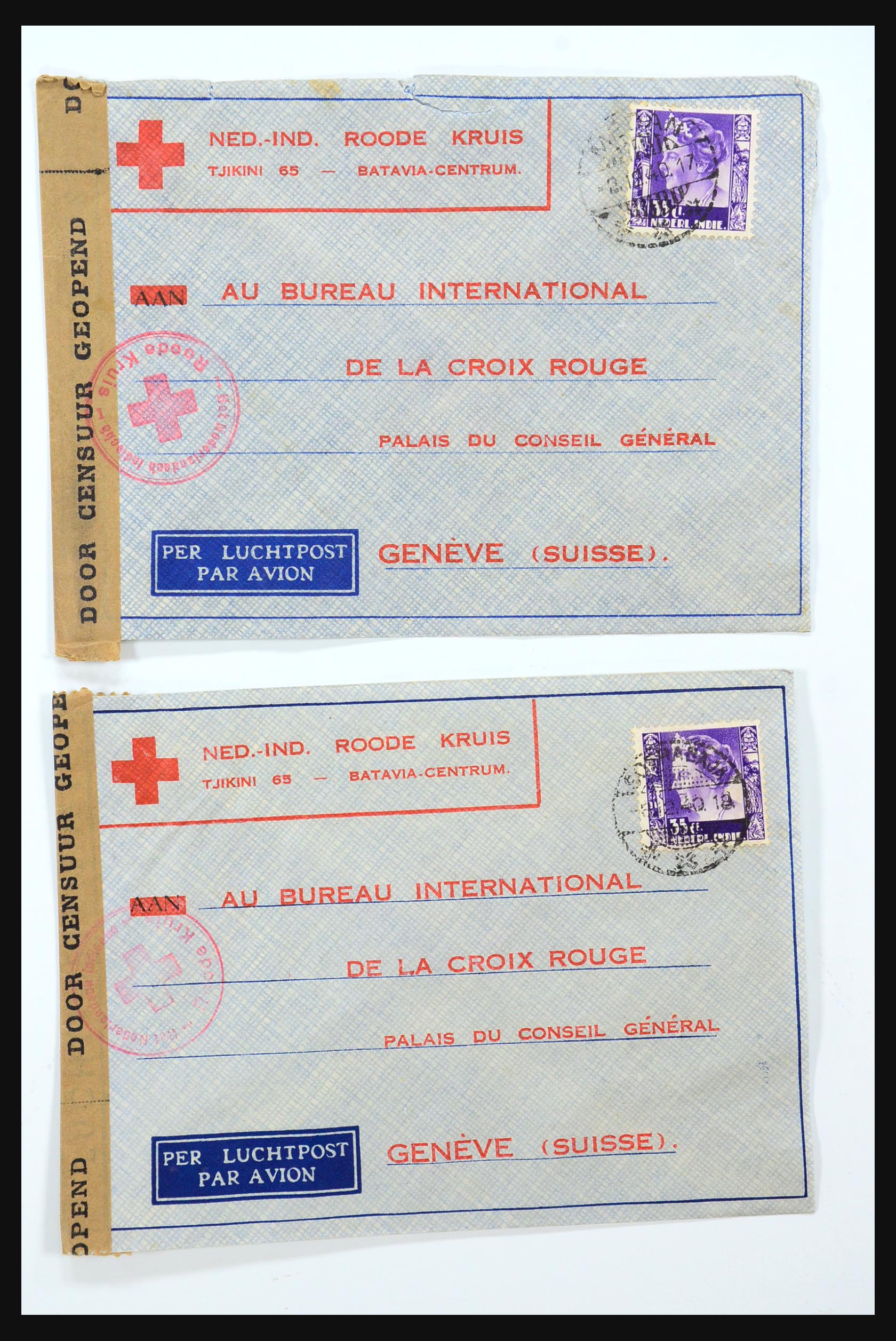 31362 114 - 31362 Netherlands Indies Japanese occupation covers 1942-1945.