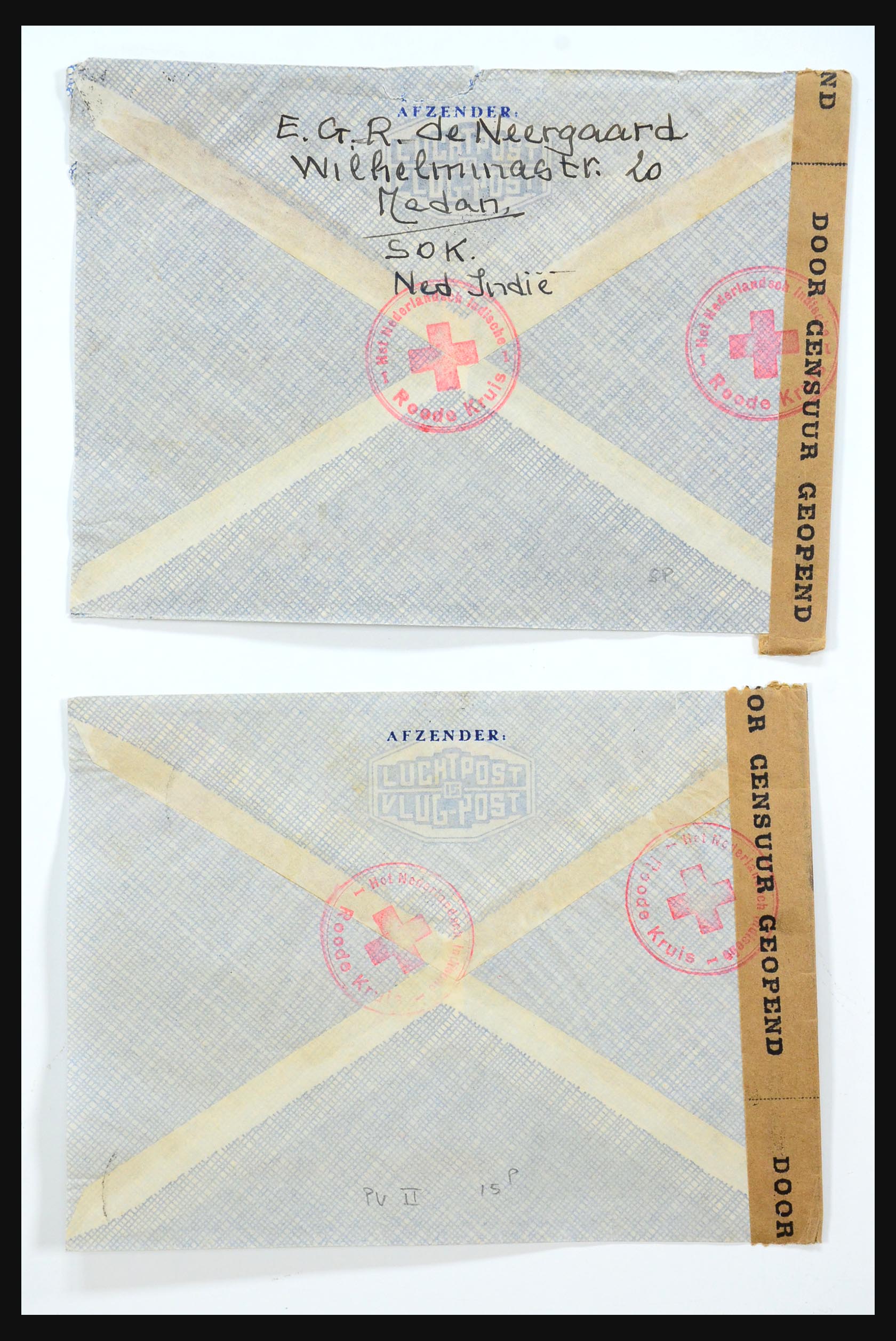 31362 115 - 31362 Netherlands Indies Japanese occupation covers 1942-1945.