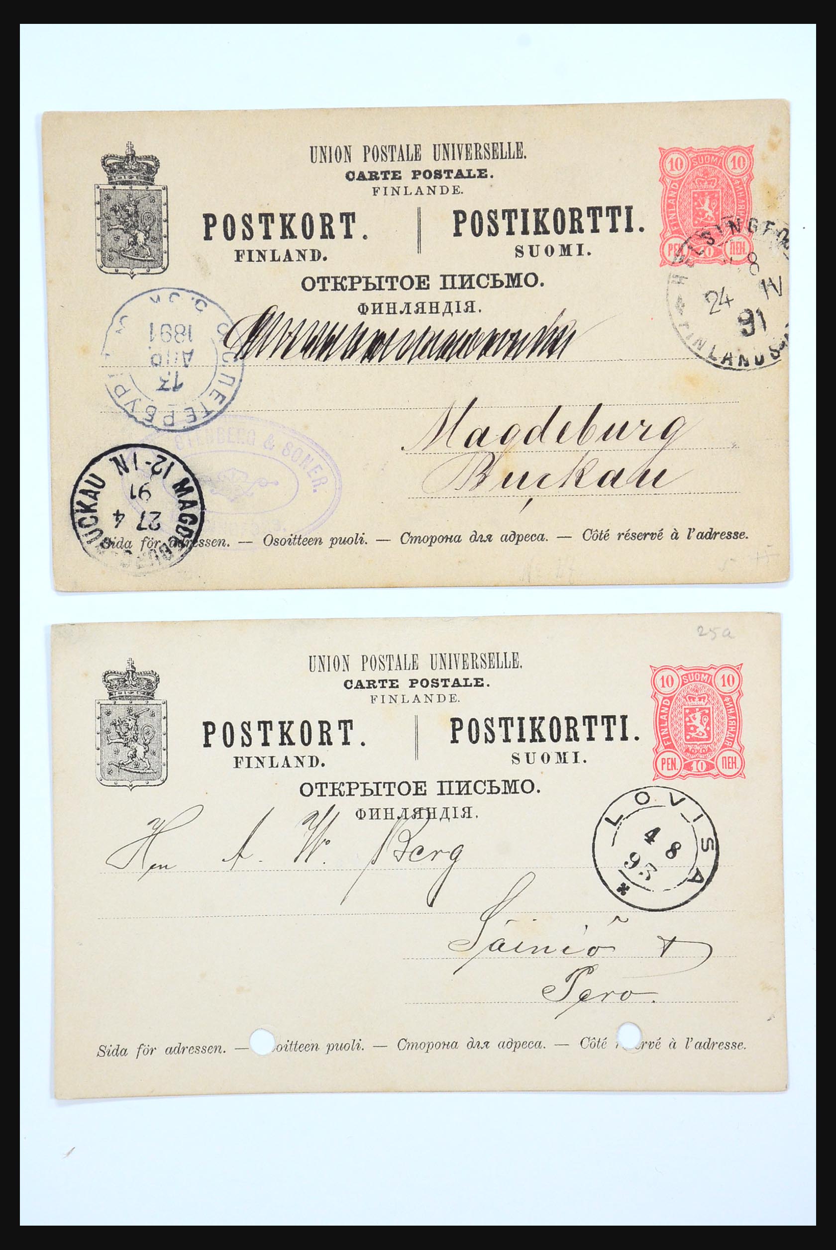 31363 004 - 31363 Finland covers 1874-1974.