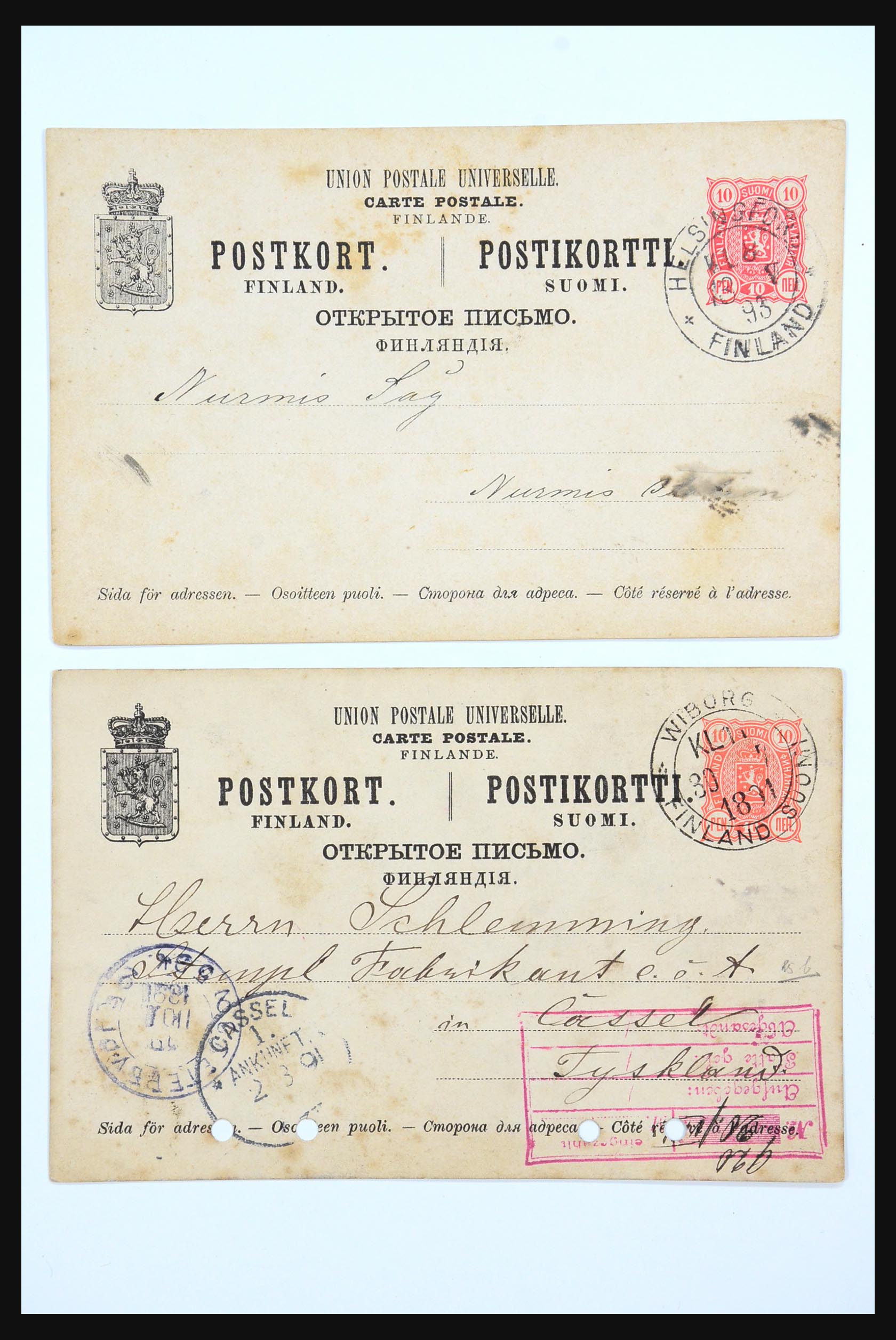 31363 007 - 31363 Finland covers 1874-1974.