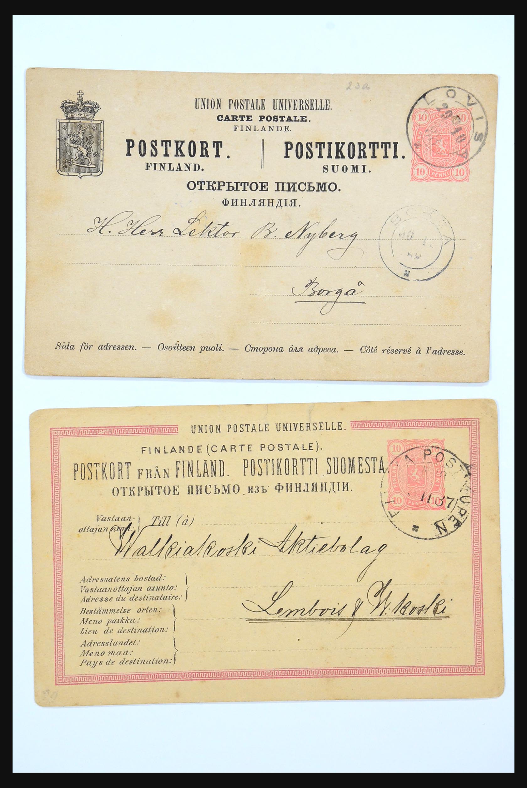31363 010 - 31363 Finland covers 1874-1974.
