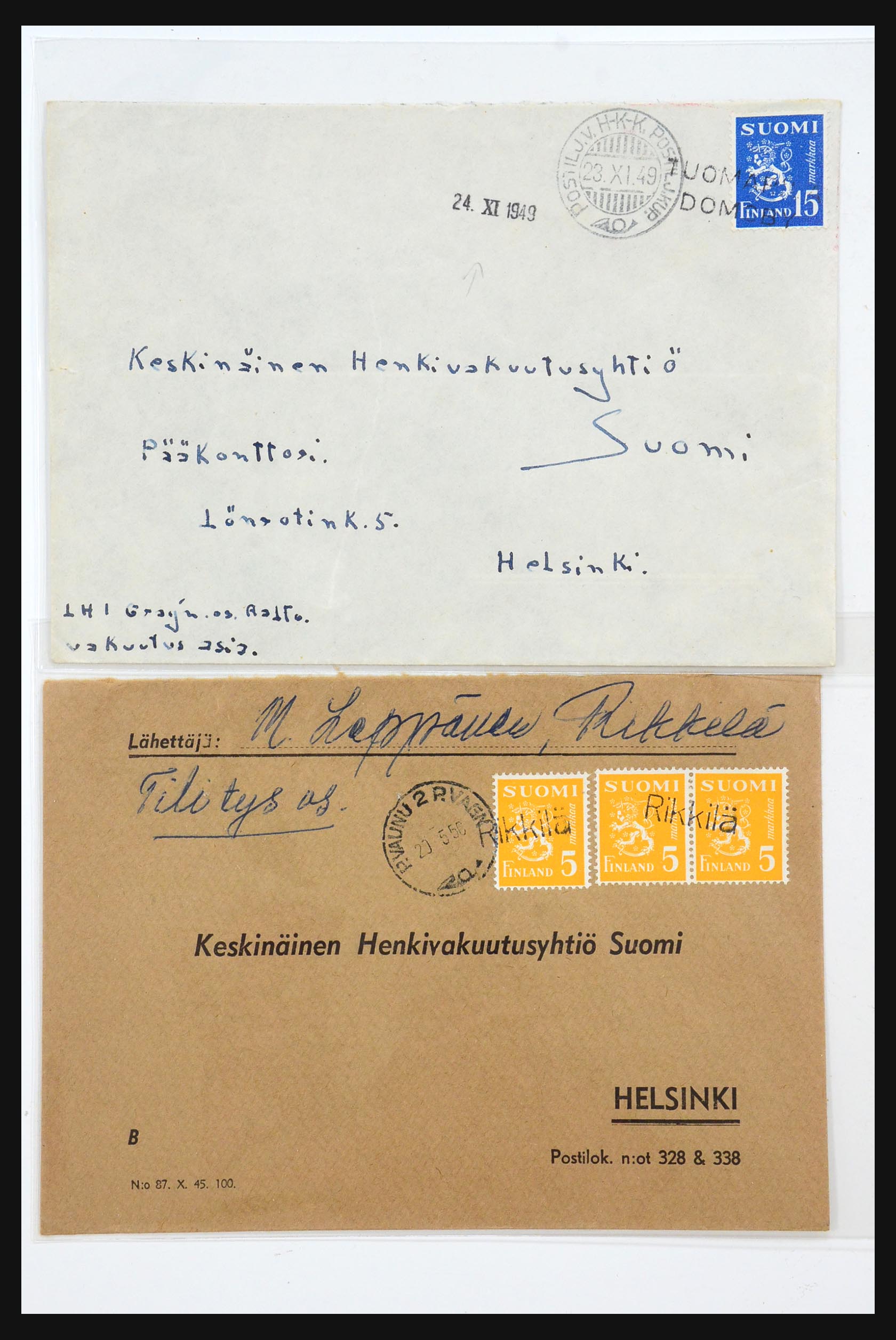 31363 027 - 31363 Finland brieven 1874-1974.