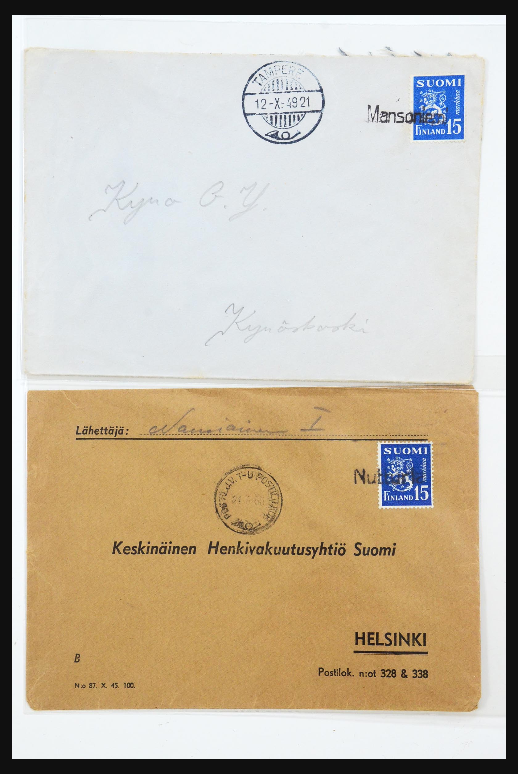 31363 030 - 31363 Finland brieven 1874-1974.