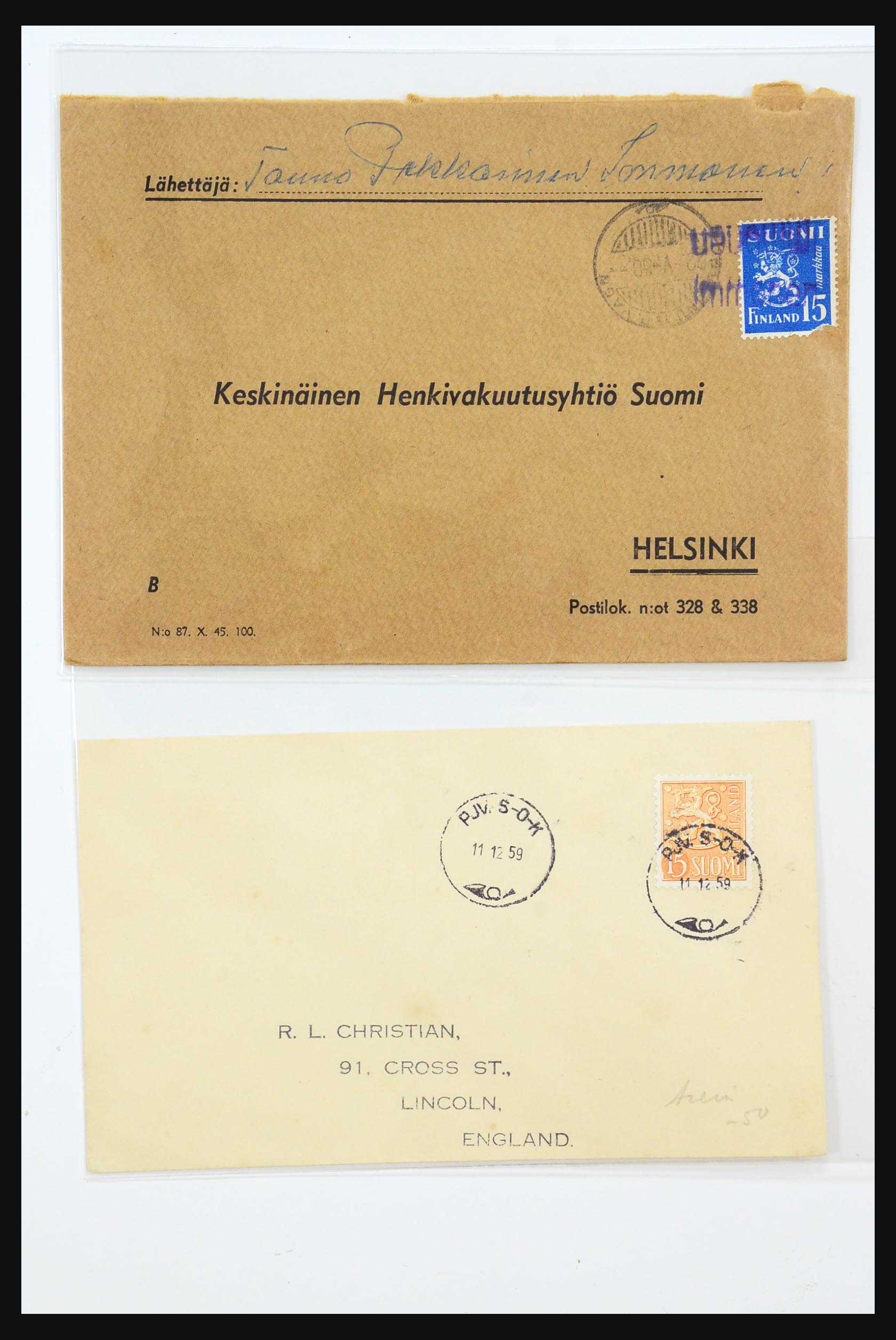 31363 034 - 31363 Finland brieven 1874-1974.
