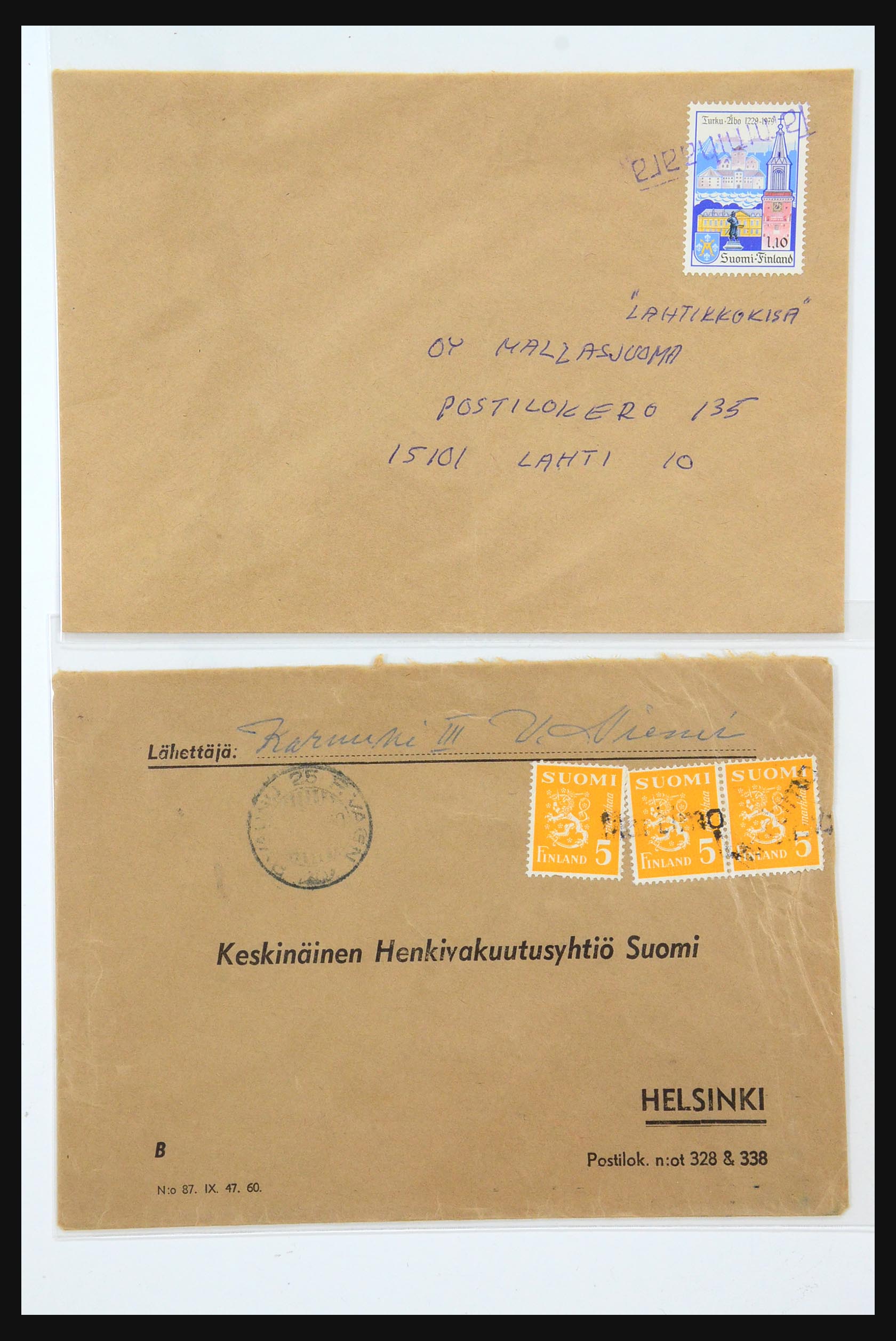 31363 035 - 31363 Finland brieven 1874-1974.