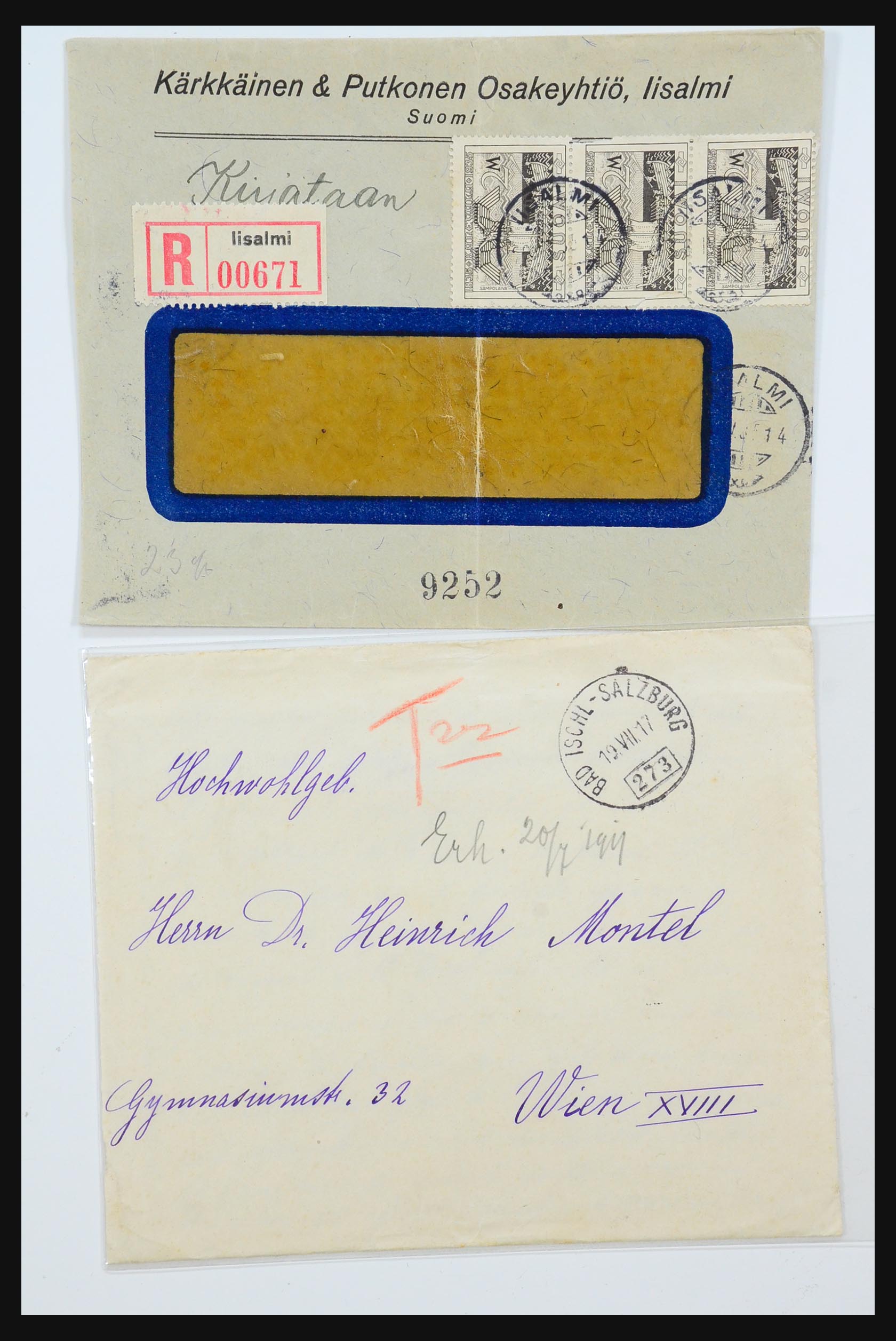 31363 036 - 31363 Finland covers 1874-1974.