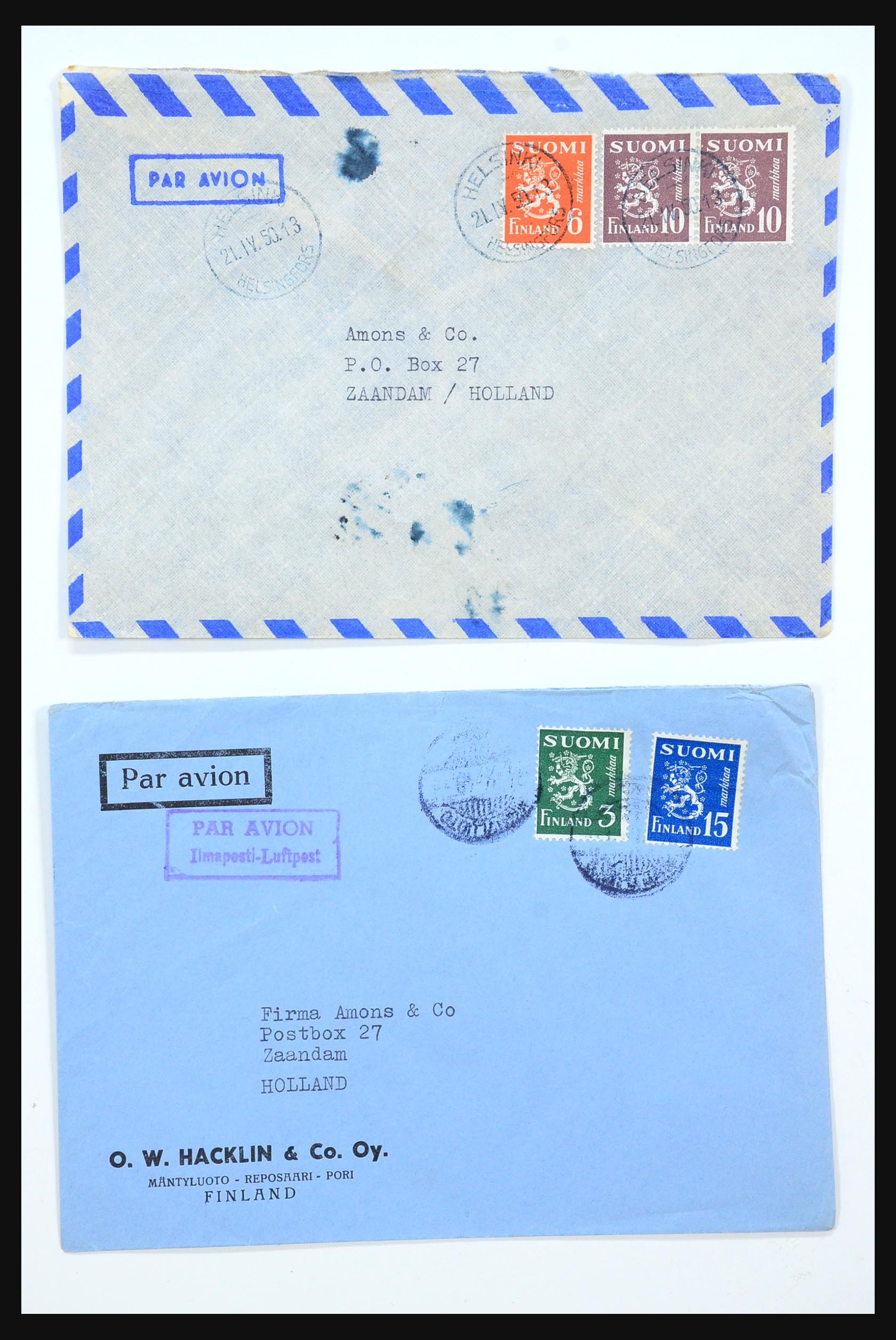 31363 049 - 31363 Finland covers 1874-1974.