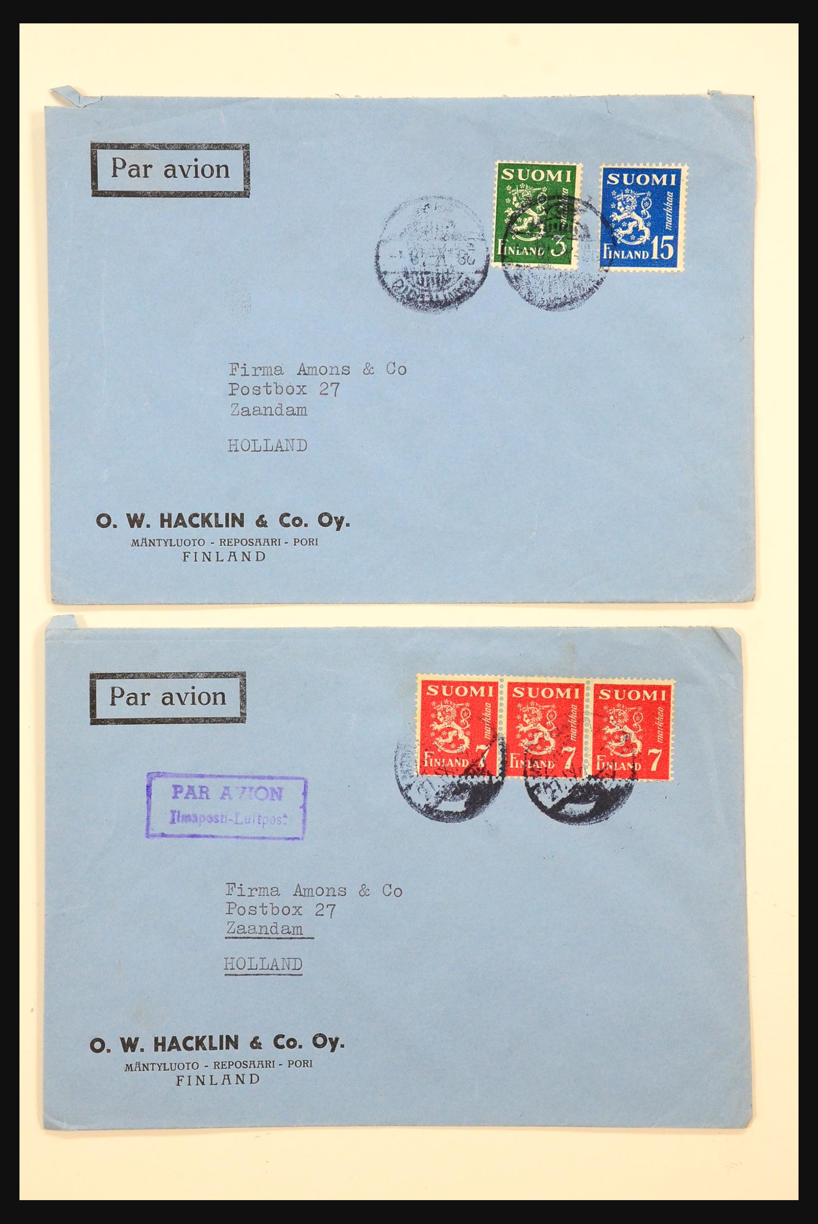 31363 051 - 31363 Finland covers 1874-1974.