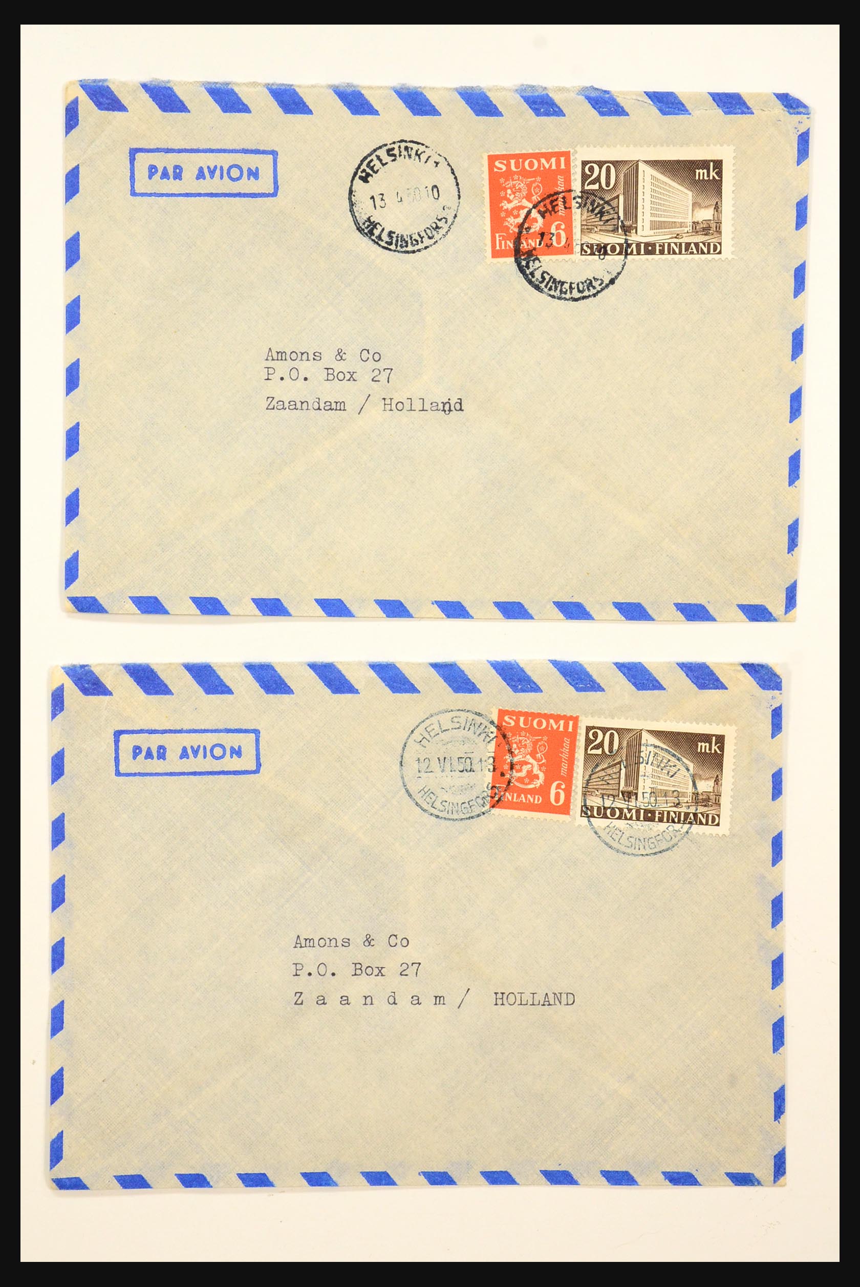 31363 054 - 31363 Finland covers 1874-1974.