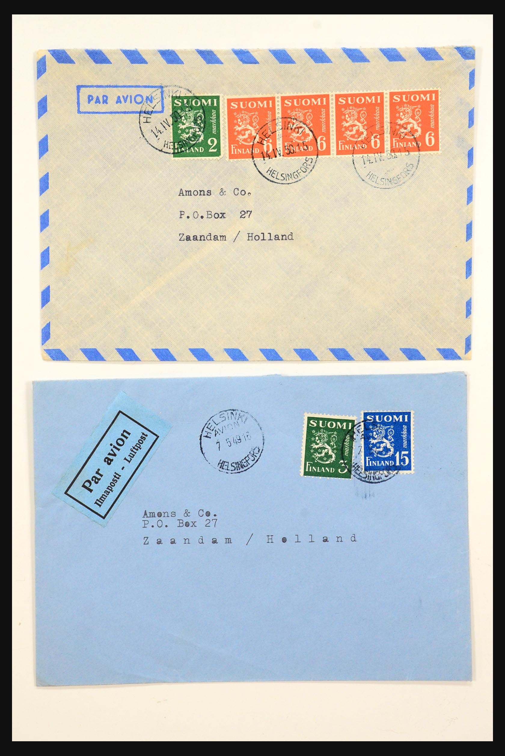 31363 055 - 31363 Finland covers 1874-1974.