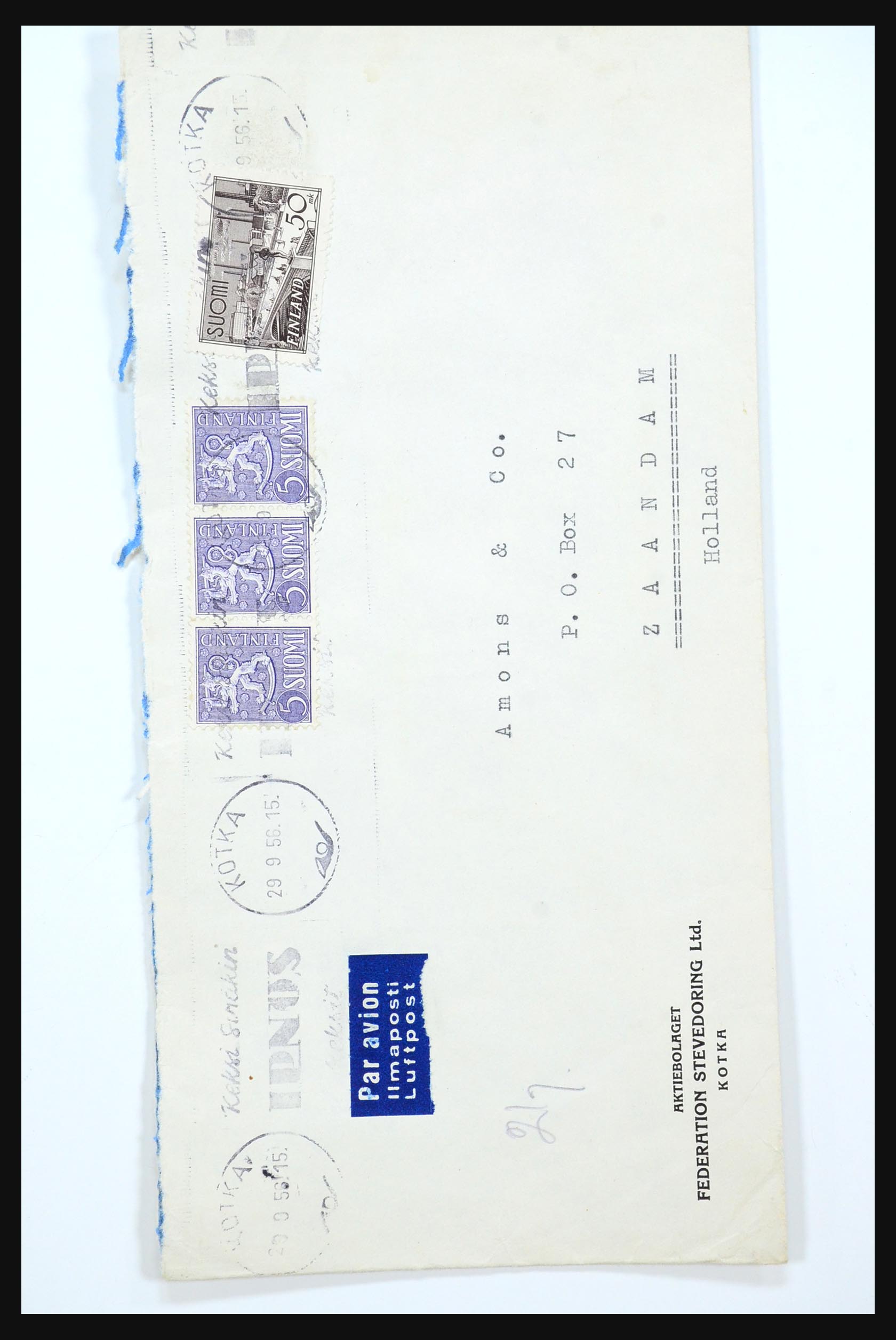 31363 082 - 31363 Finland covers 1874-1974.