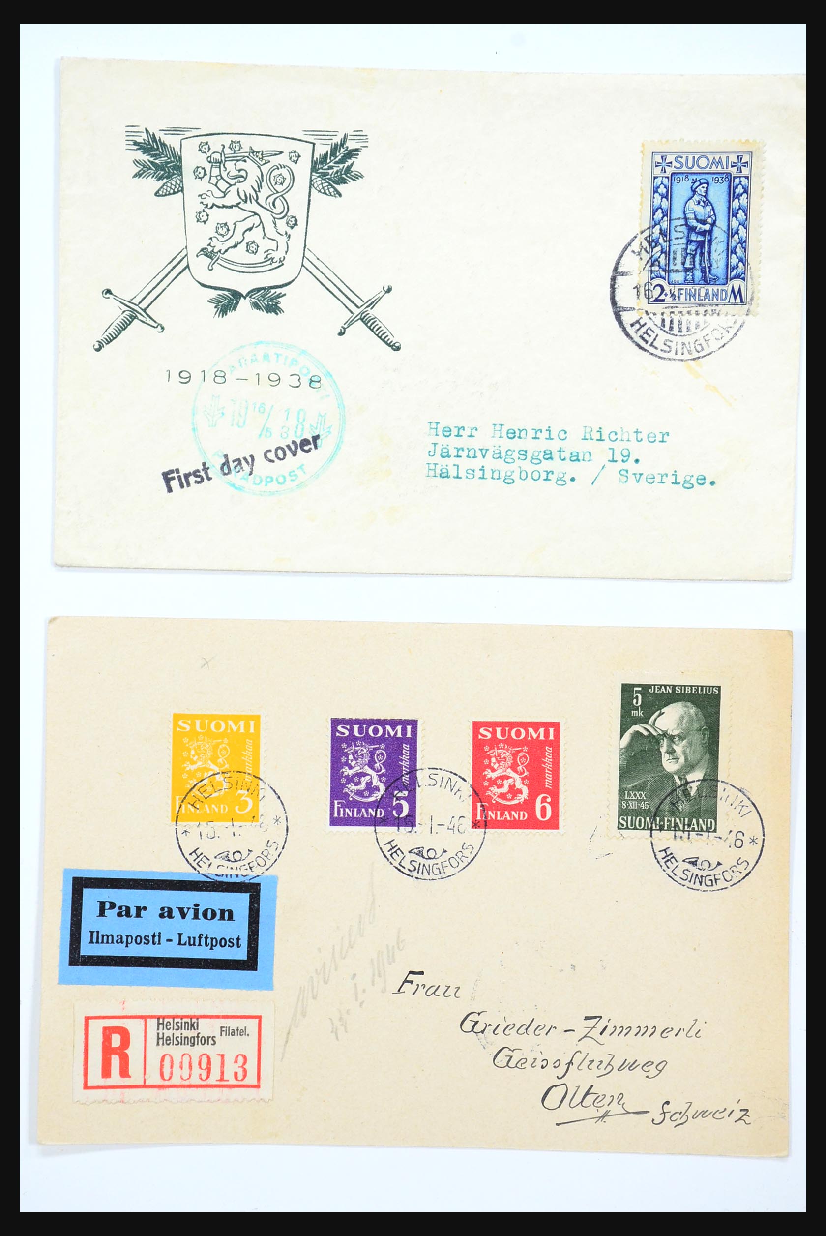 31363 168 - 31363 Finland brieven 1874-1974.