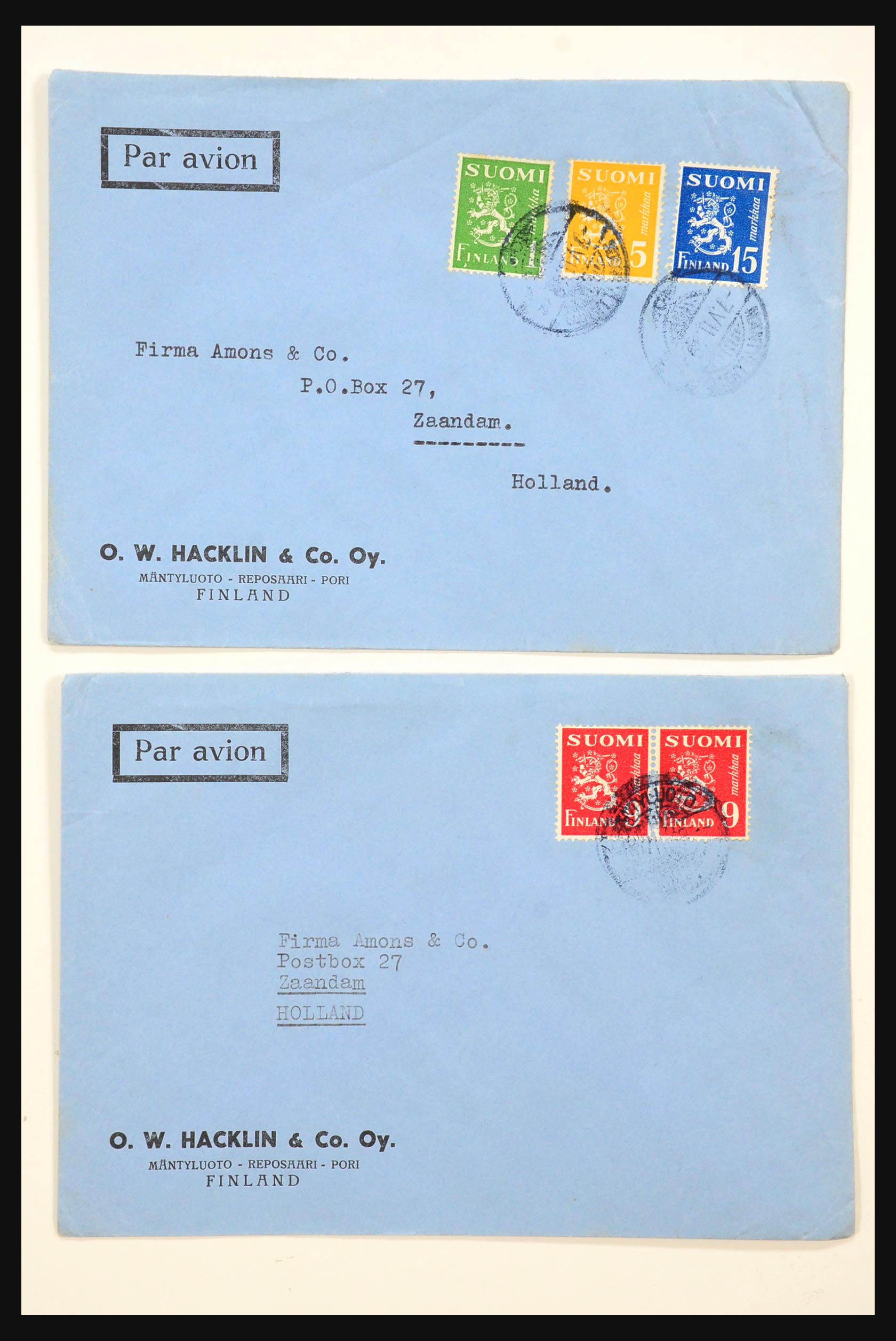 31363 202 - 31363 Finland covers 1874-1974.