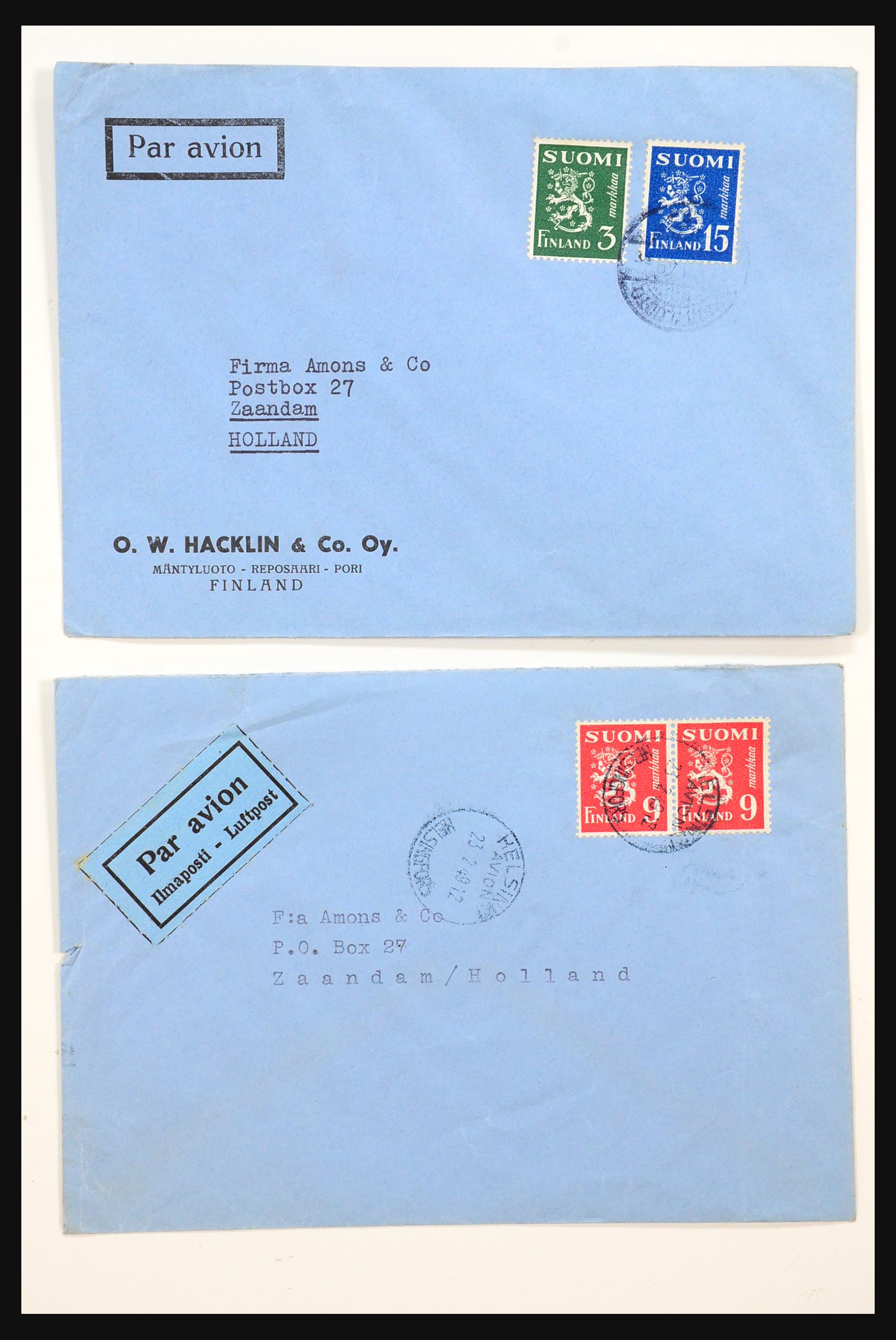 31363 205 - 31363 Finland covers 1874-1974.