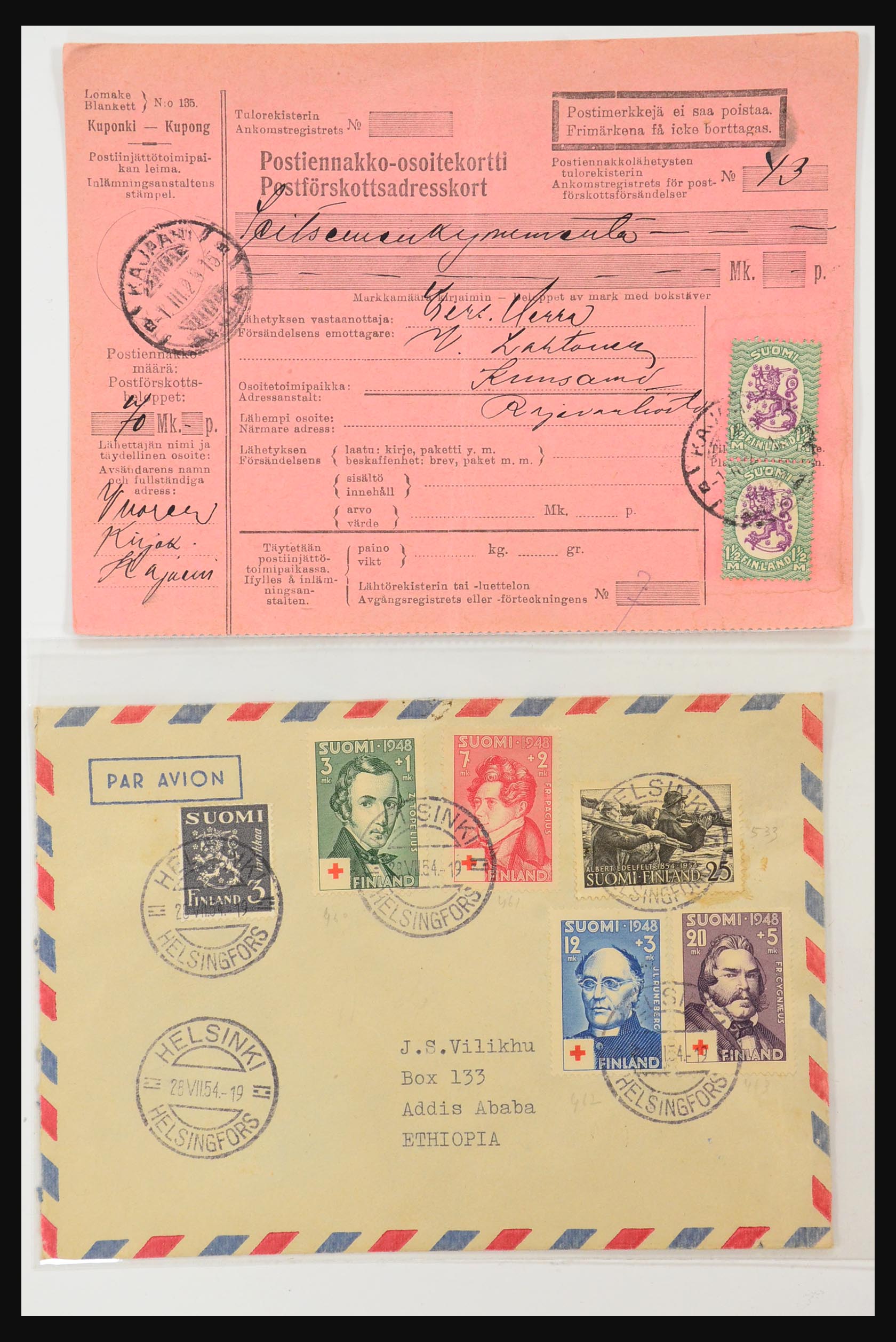 31363 206 - 31363 Finland brieven 1874-1974.