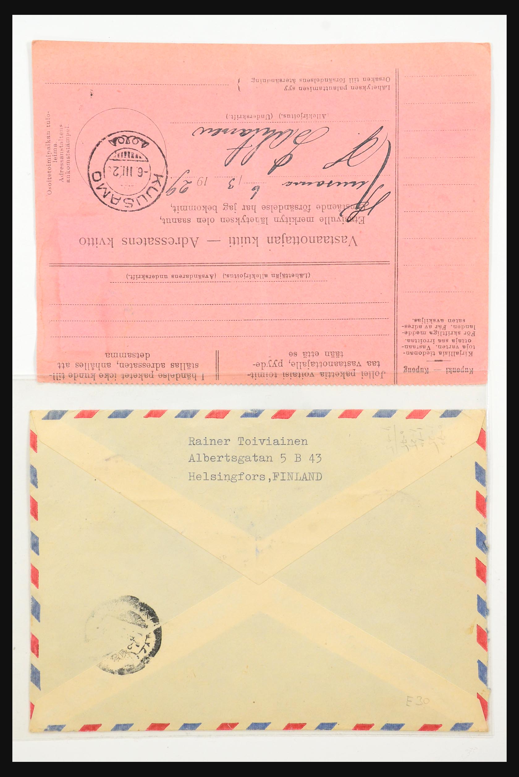 31363 207 - 31363 Finland brieven 1874-1974.