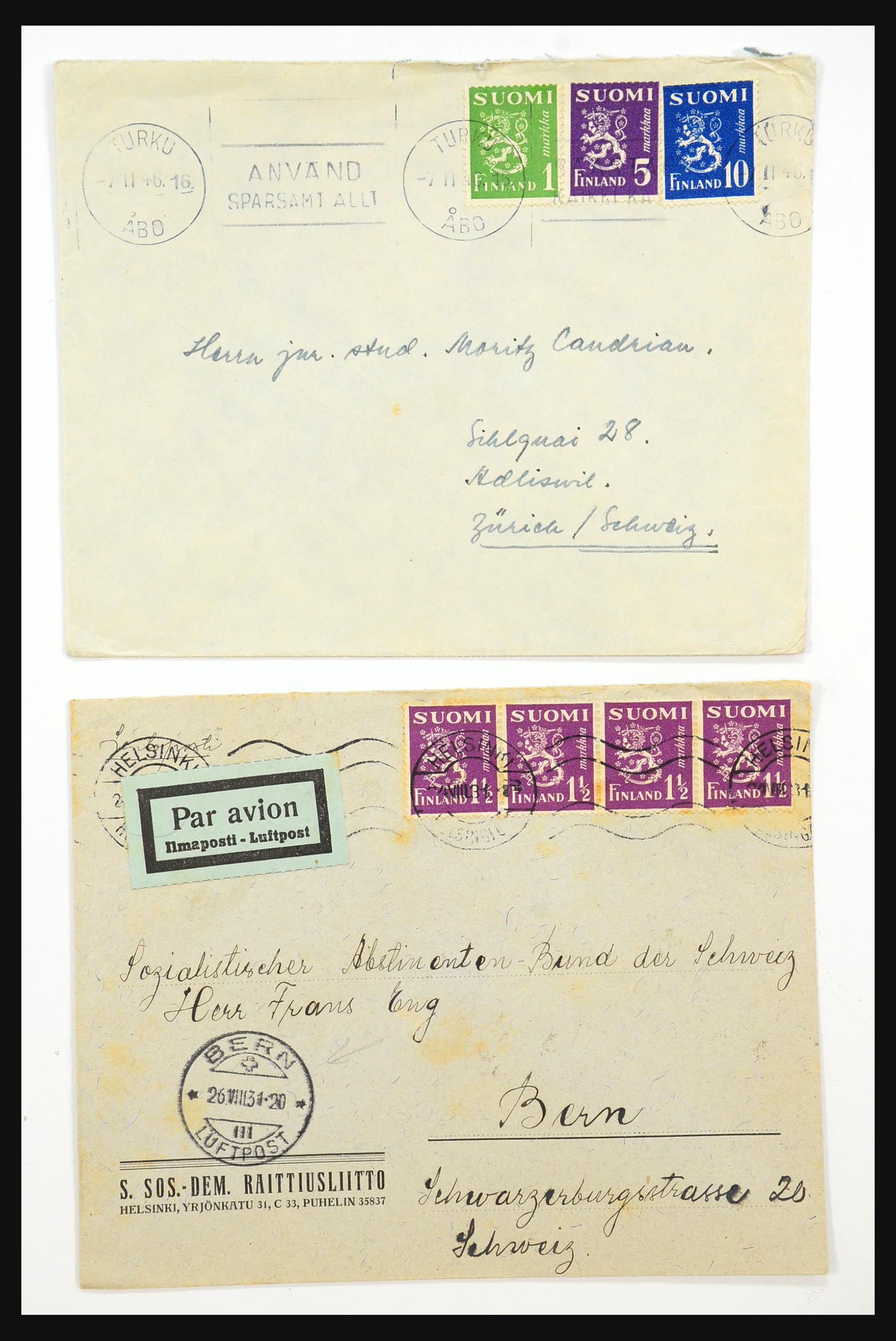 31363 208 - 31363 Finland covers 1874-1974.