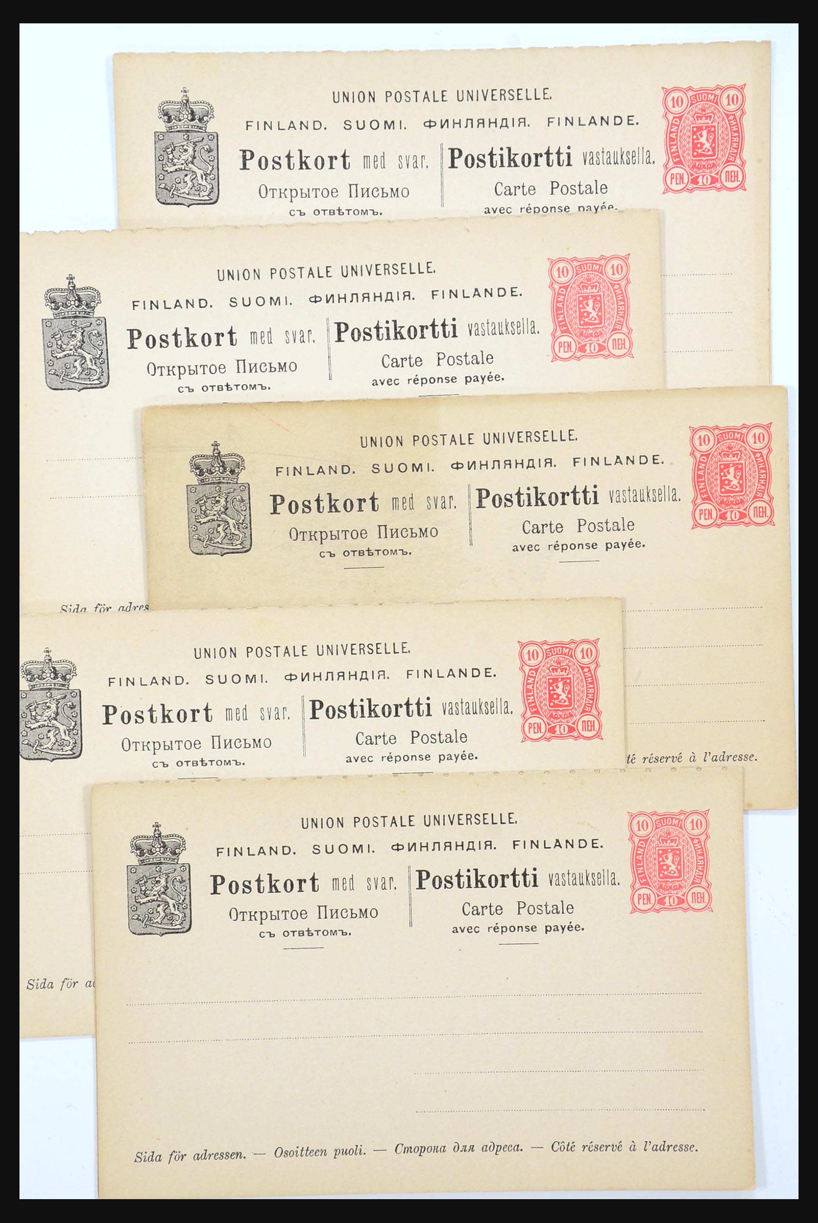 31363 255 - 31363 Finland covers 1874-1974.