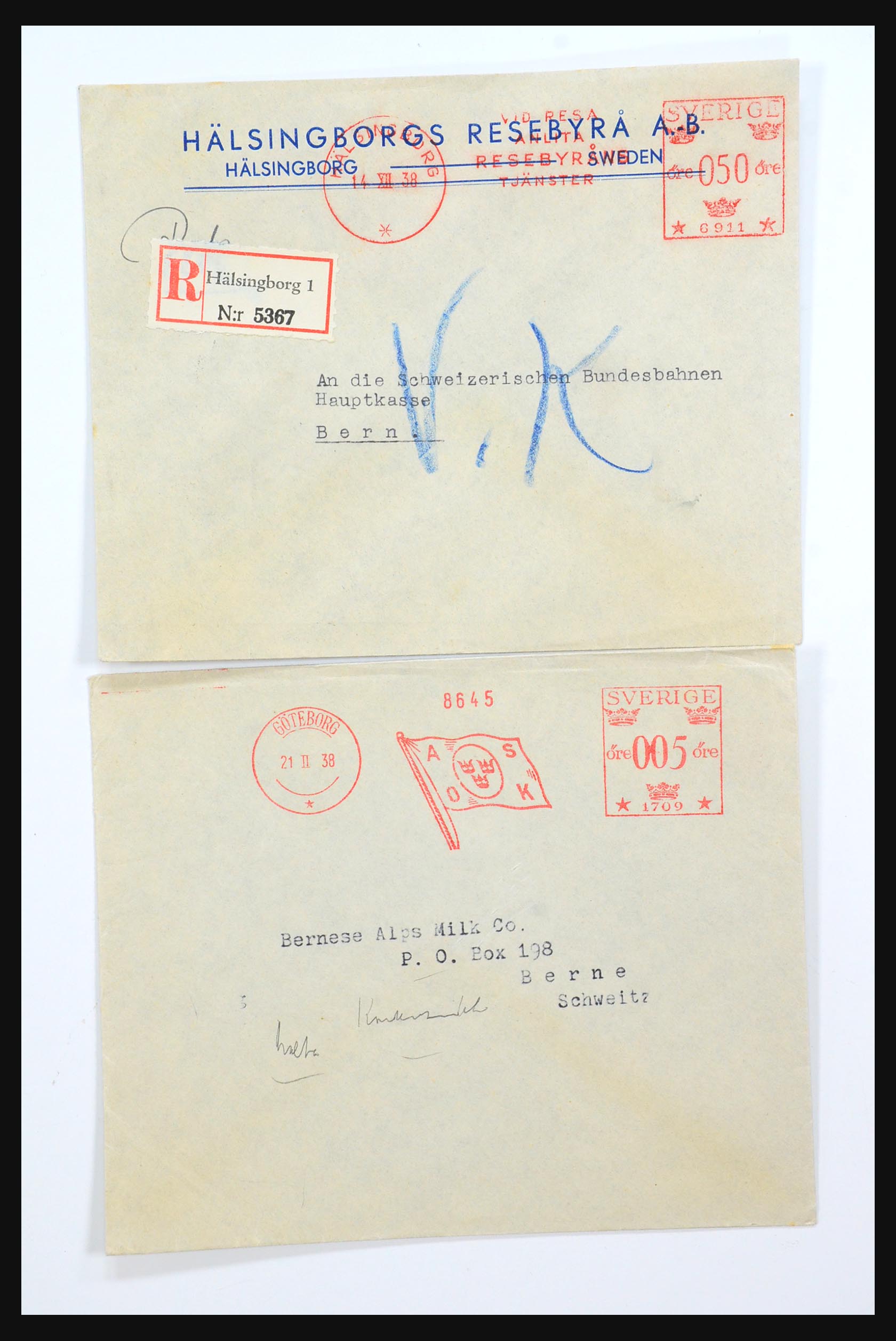 31364 006 - 31364 Zweden brieven 1864-1960.