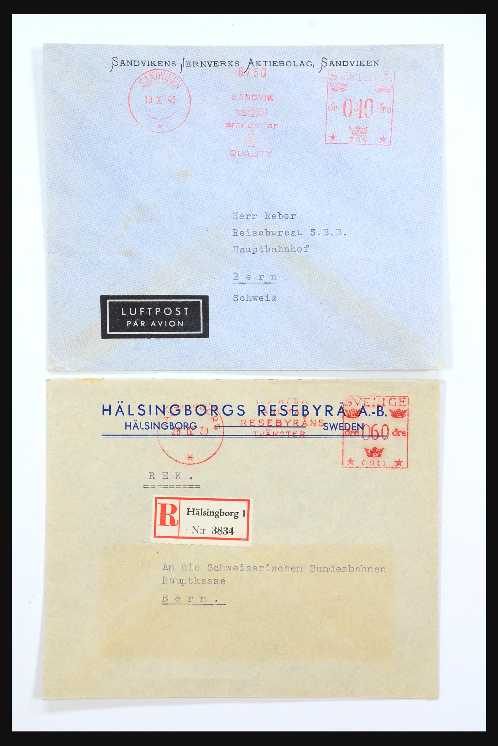 31364 007 - 31364 Zweden brieven 1864-1960.