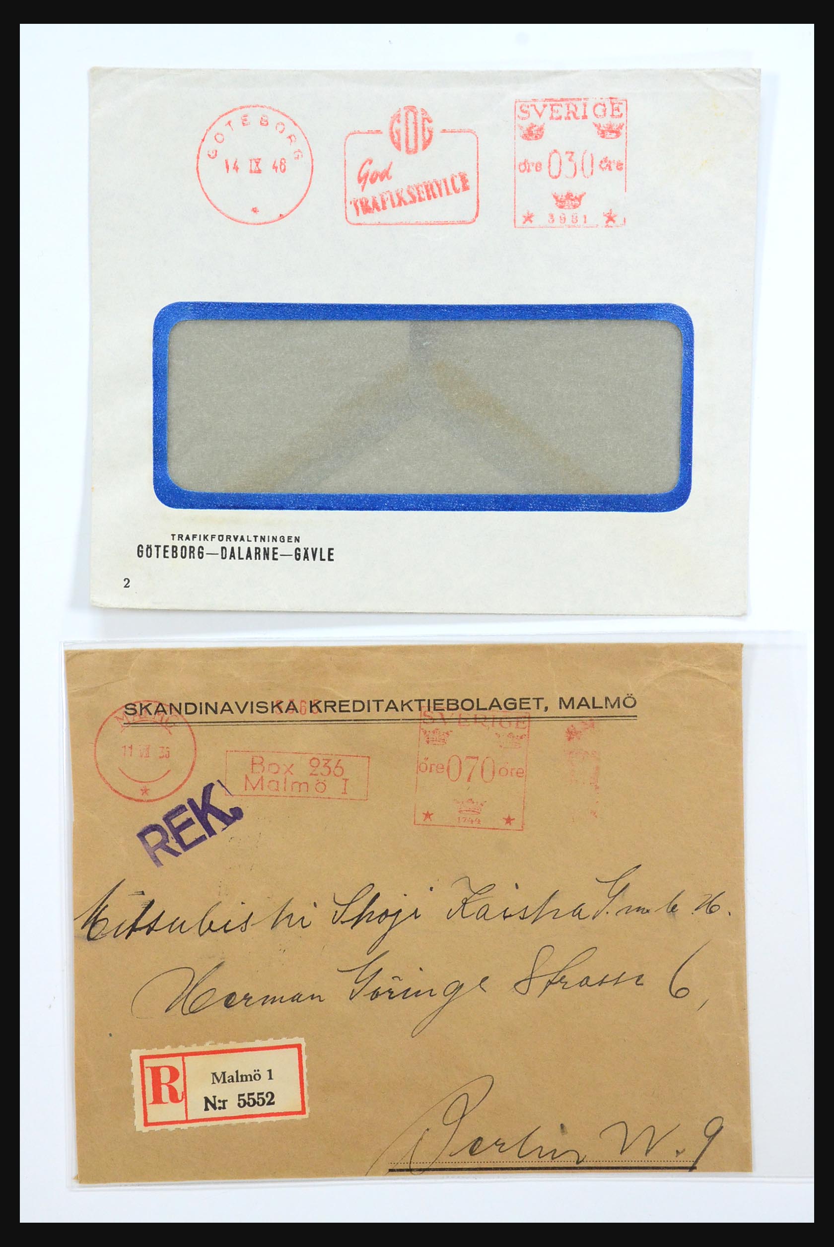 31364 009 - 31364 Zweden brieven 1864-1960.