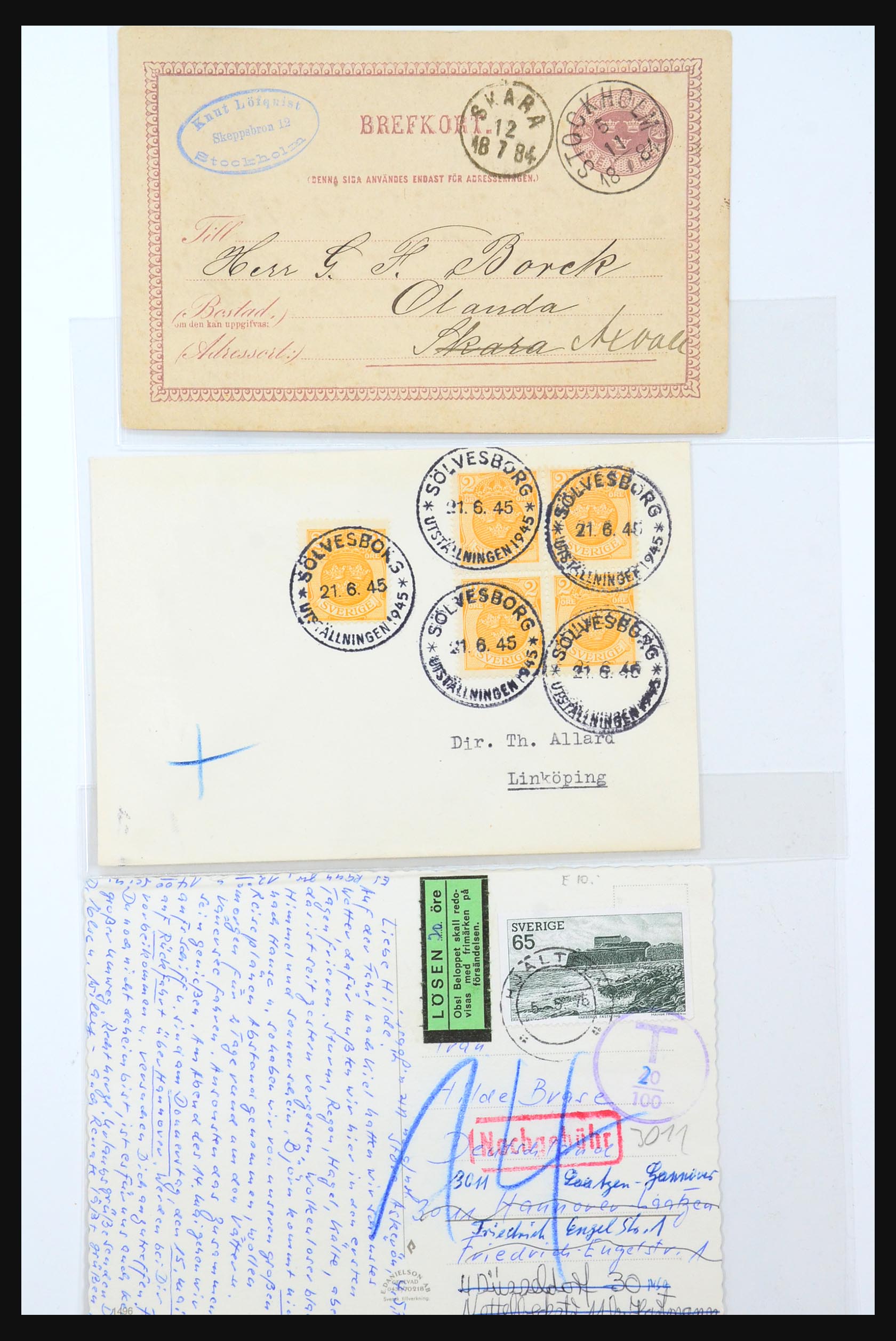 31364 012 - 31364 Zweden brieven 1864-1960.