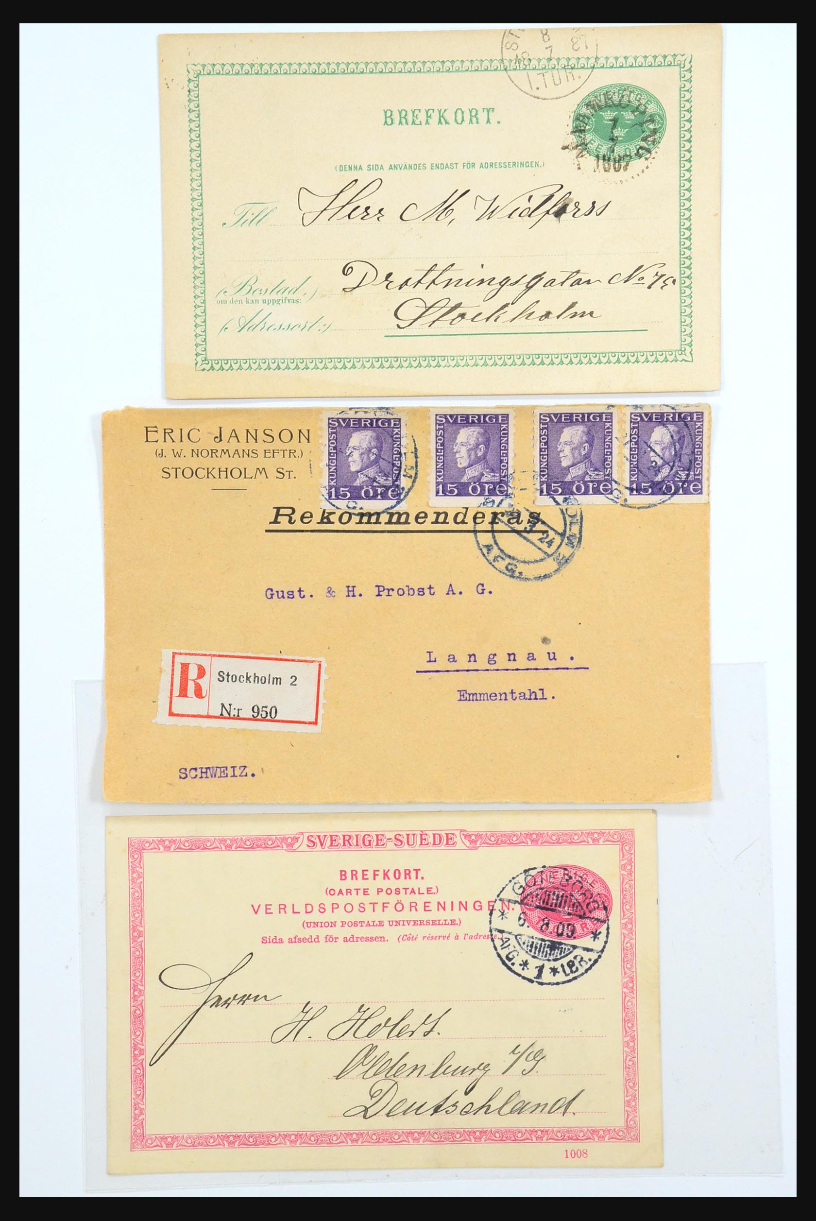 31364 017 - 31364 Zweden brieven 1864-1960.