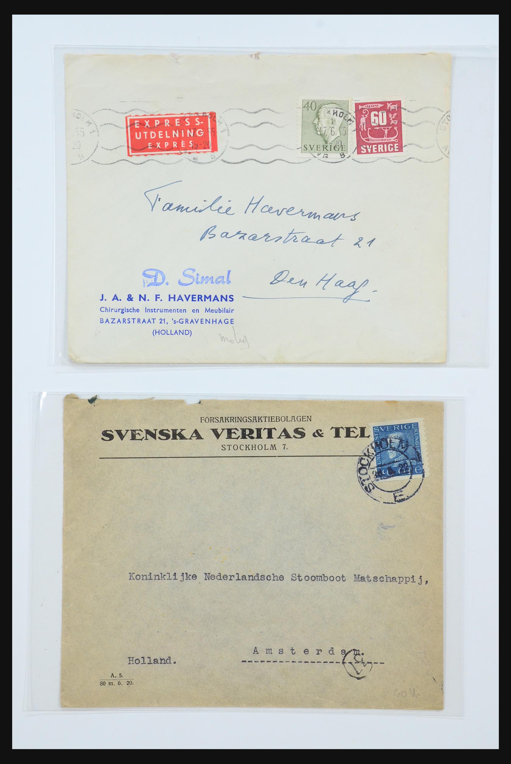 31364 021 - 31364 Zweden brieven 1864-1960.