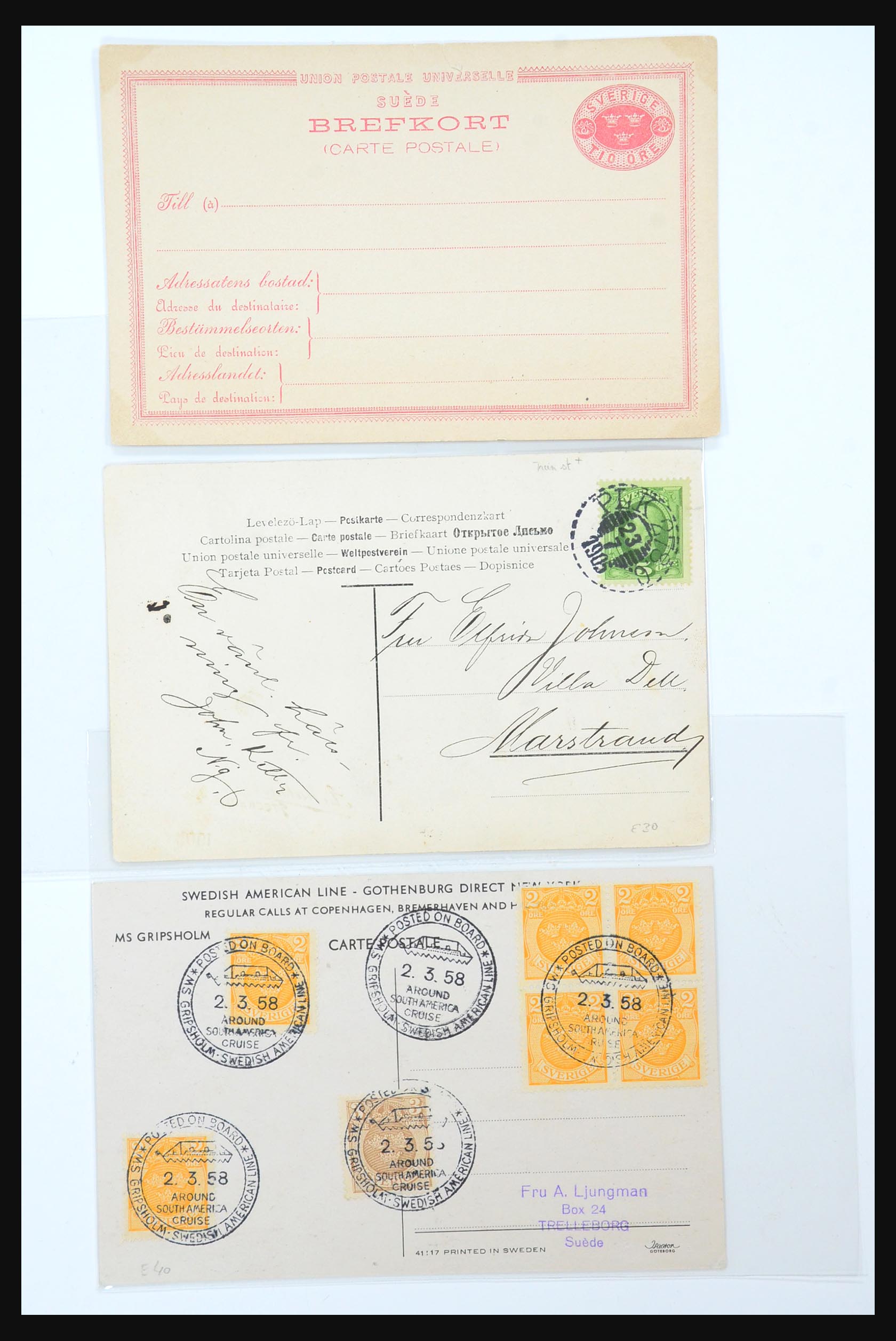 31364 023 - 31364 Zweden brieven 1864-1960.