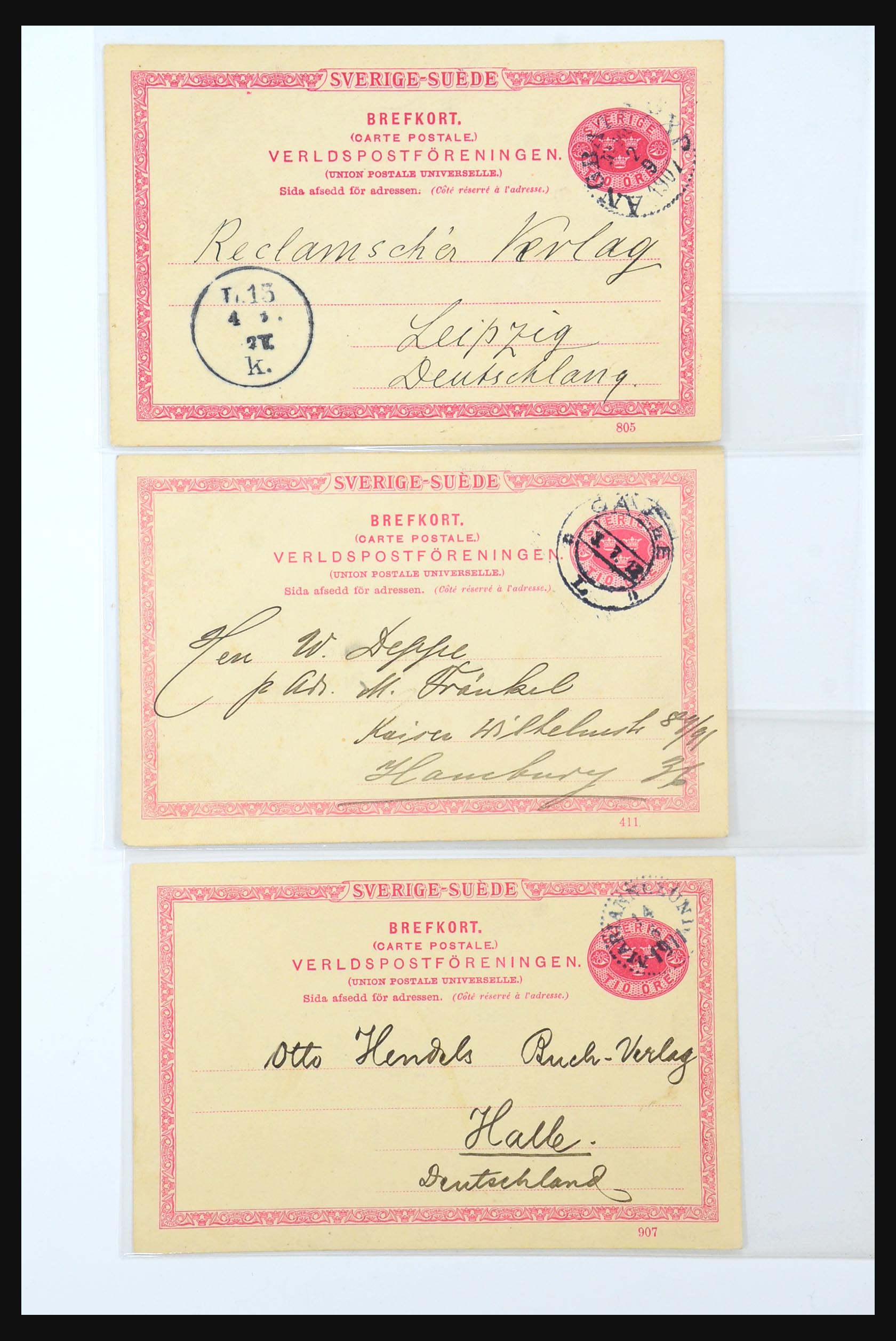 31364 033 - 31364 Zweden brieven 1864-1960.