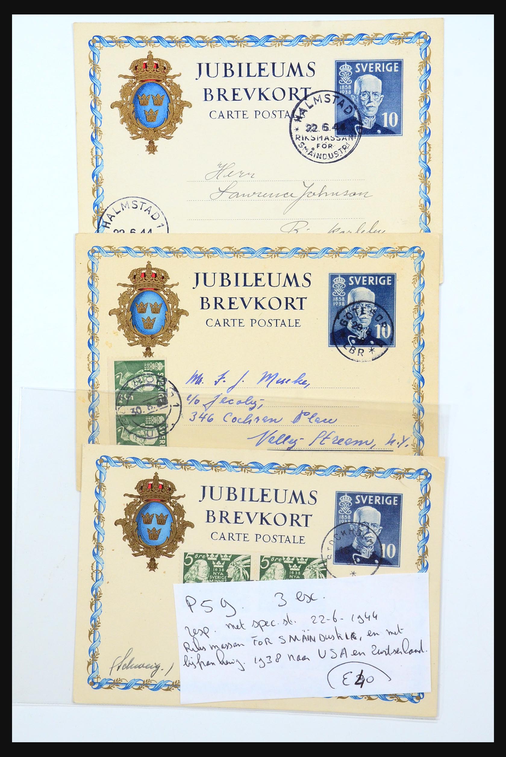 31364 042 - 31364 Zweden brieven 1864-1960.