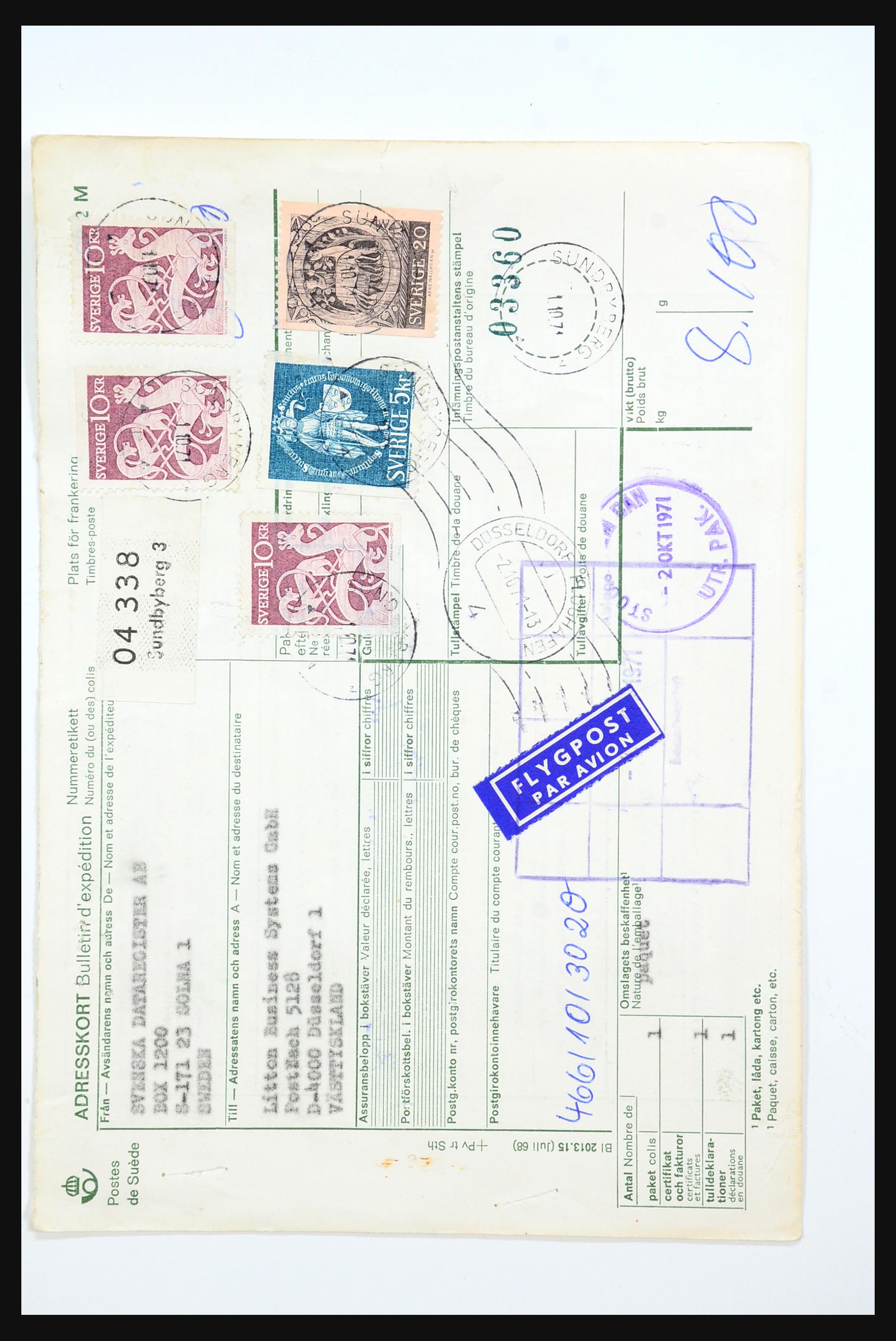 31364 056 - 31364 Zweden brieven 1864-1960.