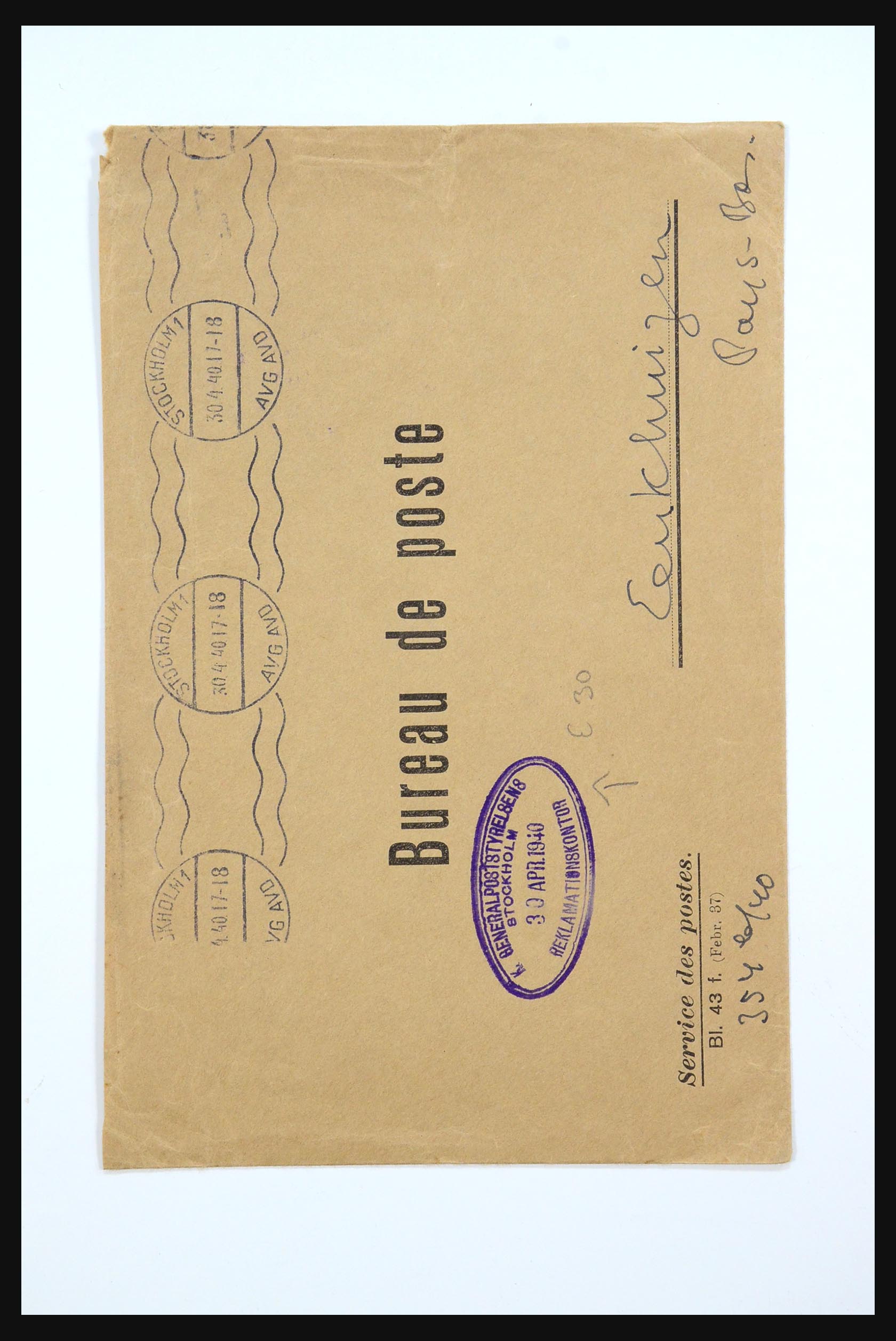 31364 058 - 31364 Sweden covers 1864-1960.
