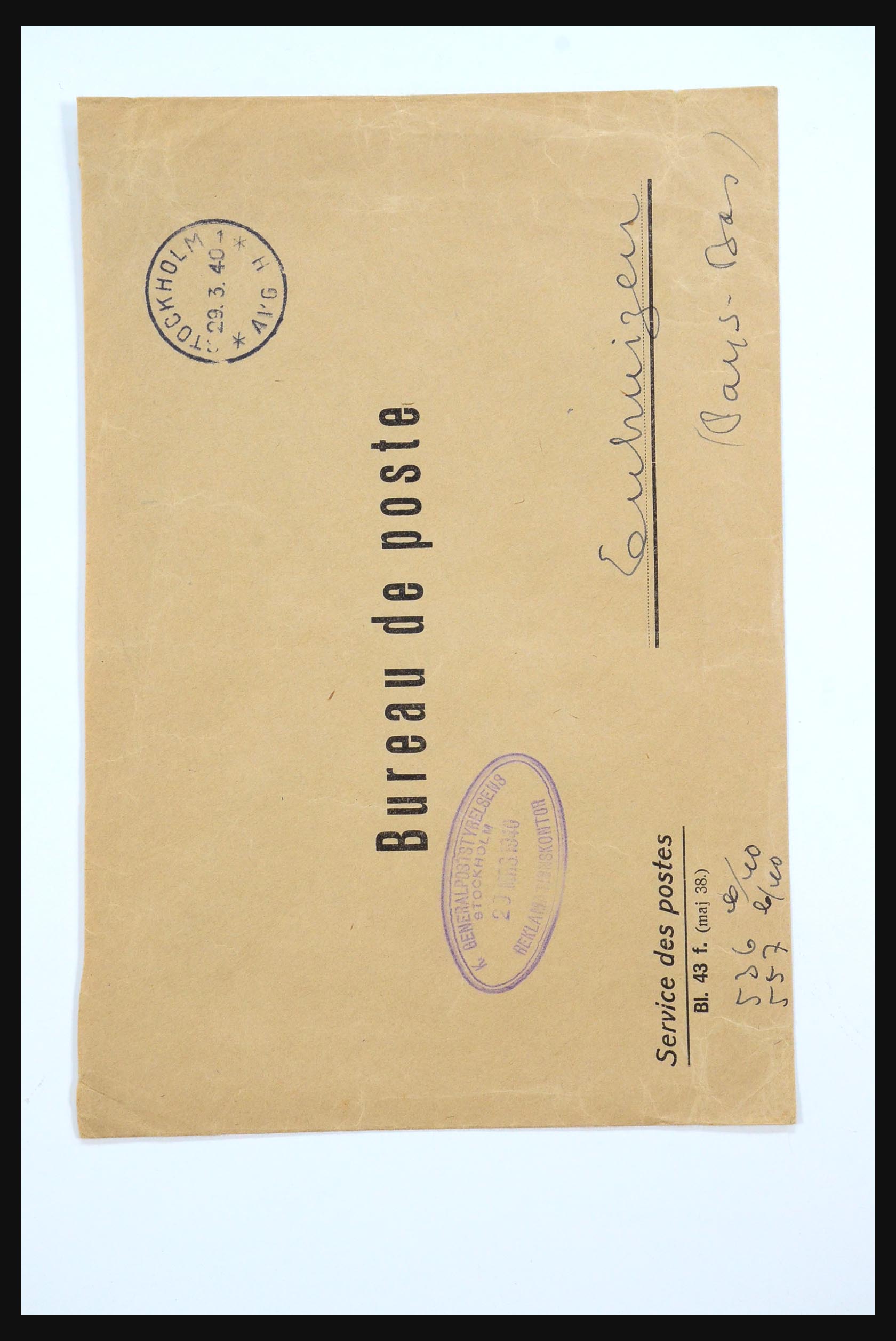 31364 062 - 31364 Zweden brieven 1864-1960.